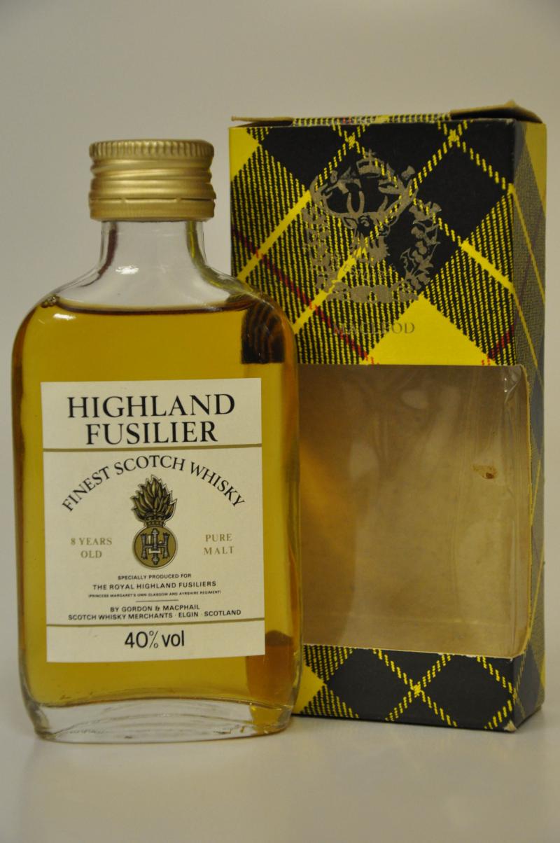 Highland Fusilier 8 Year Old Miniature