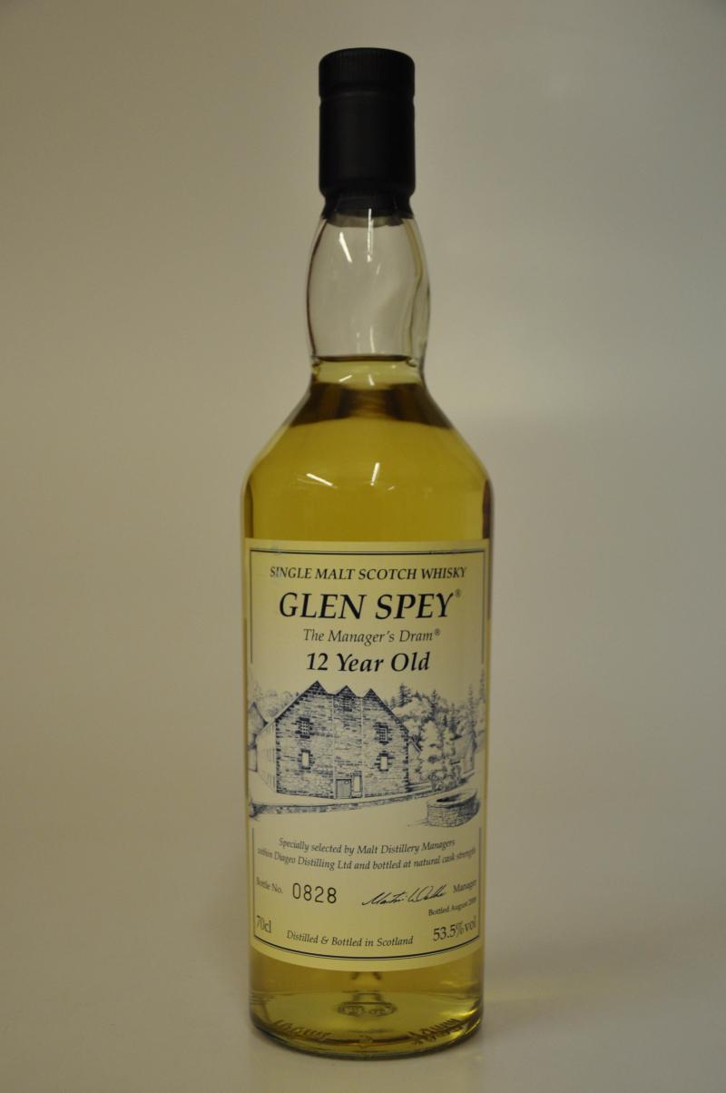Glen Spey 12 Year Old - Managers Dram 2008