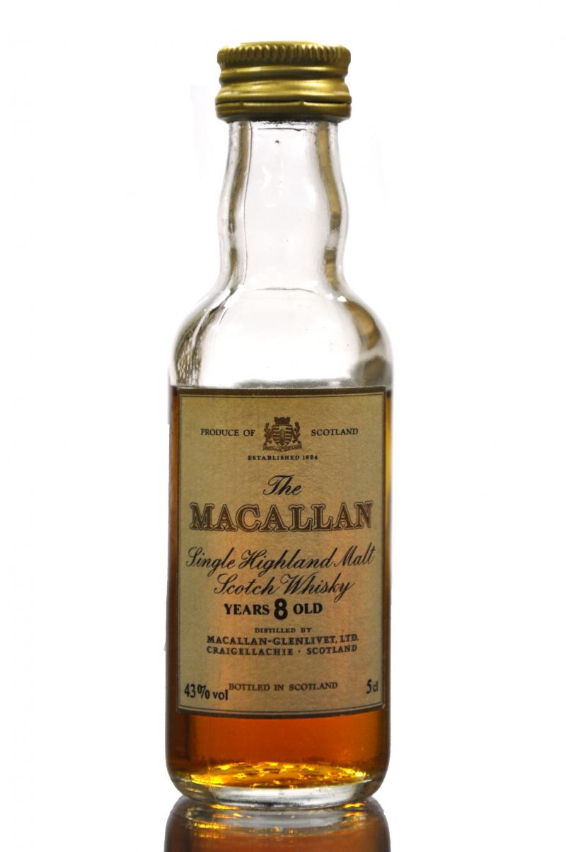 Macallan 8 Year Old Miniature