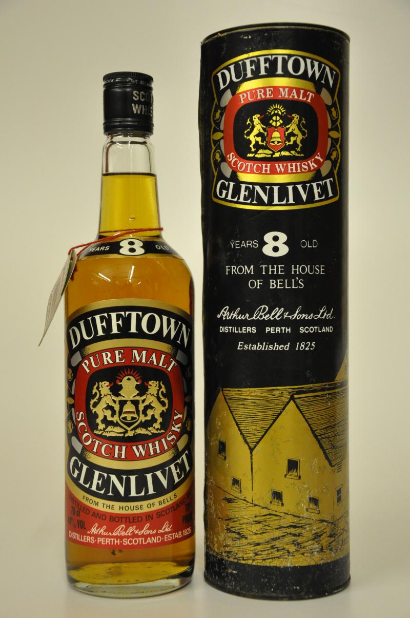 Dufftown-Glenlivet 8 Year Old - 1970s