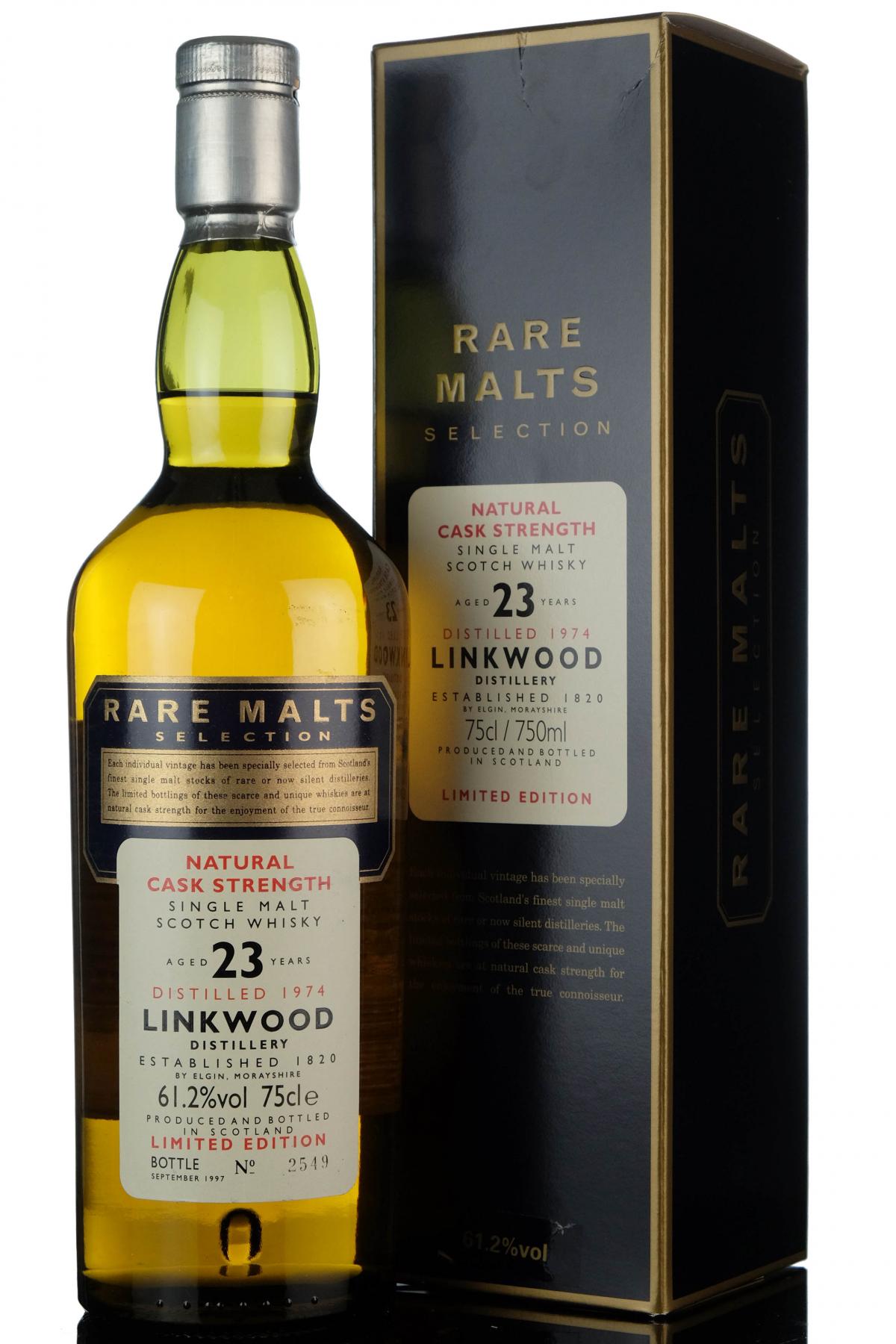 Linkwood 1974-1997 - 23 Year Old - Rare Malts 61.2%