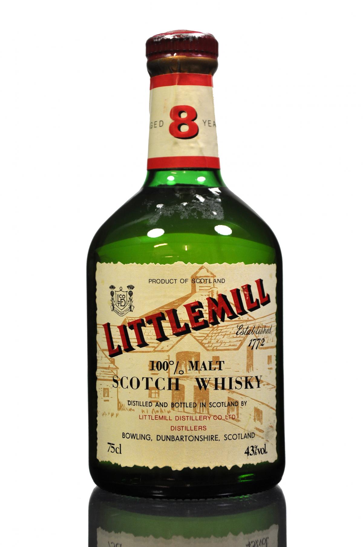 Littlemill 8 Year Old - Circa 1990