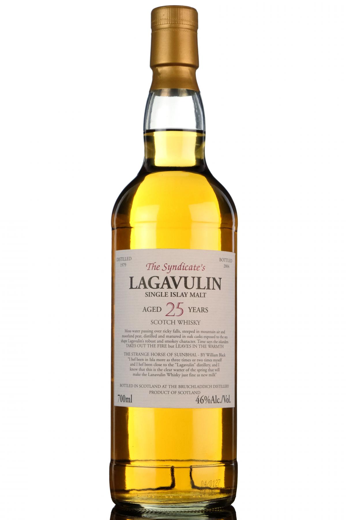 Lagavulin 1979-2004 - 25 Year Old - The Syndicate