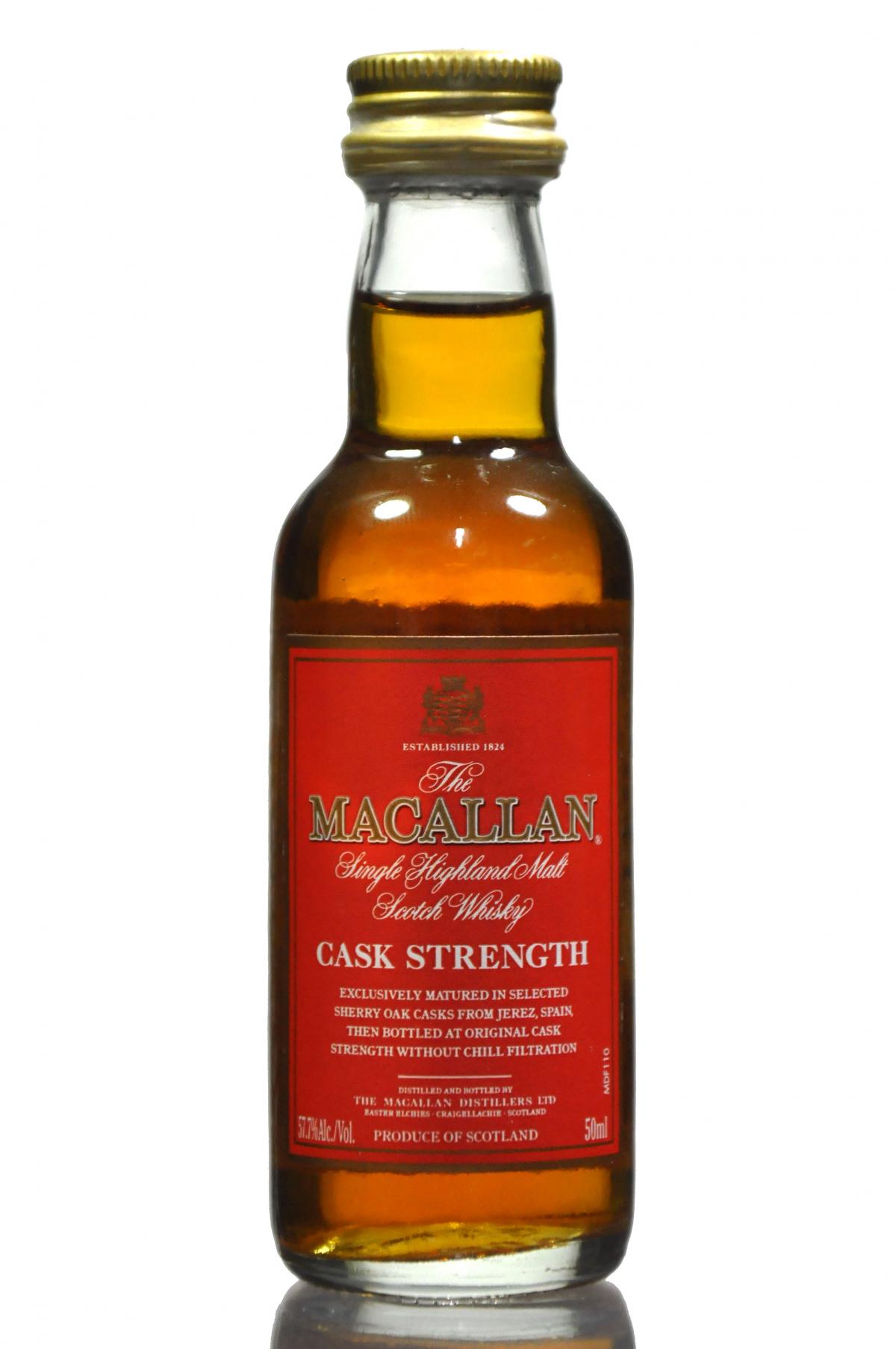 Macallan Cask Strength Miniature