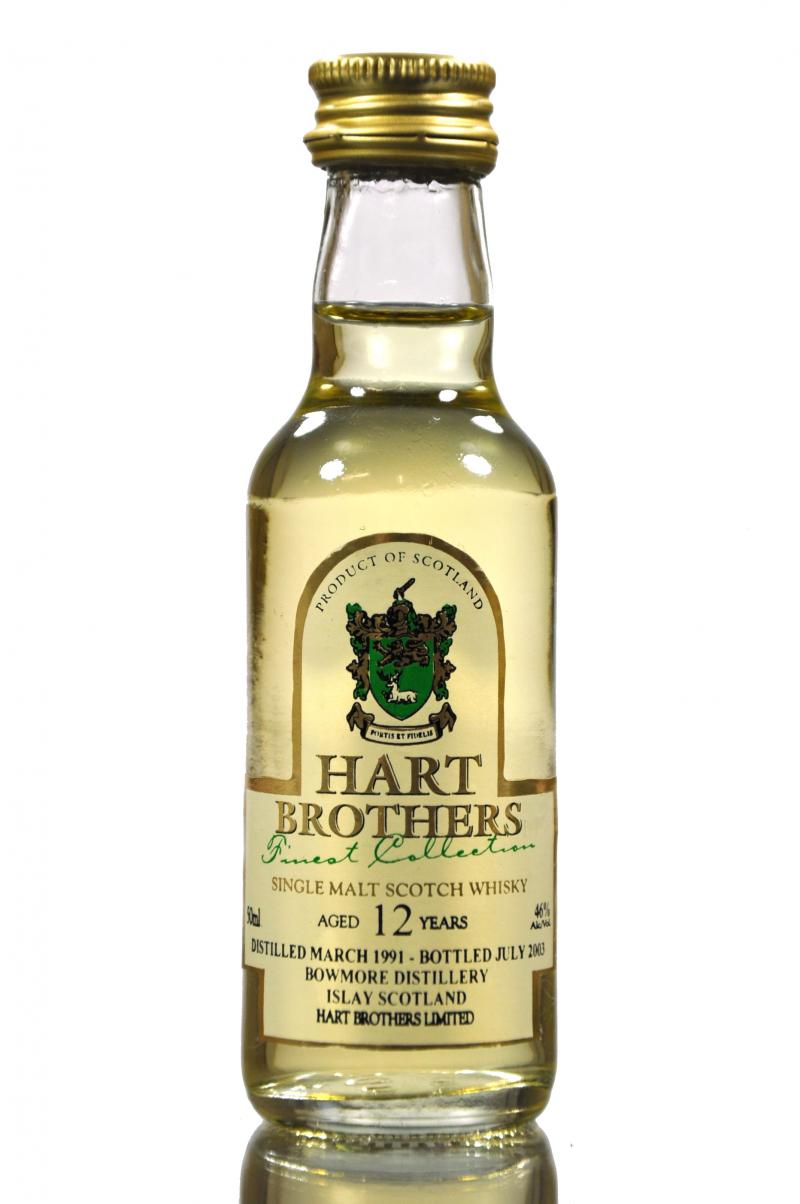 Bowmore 1991-2003 - 12 Year Old Hart Brothers Miniature