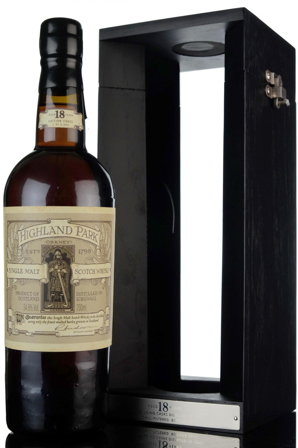 Highland Park 18 Year Old - Earl Haakon - Third Edition