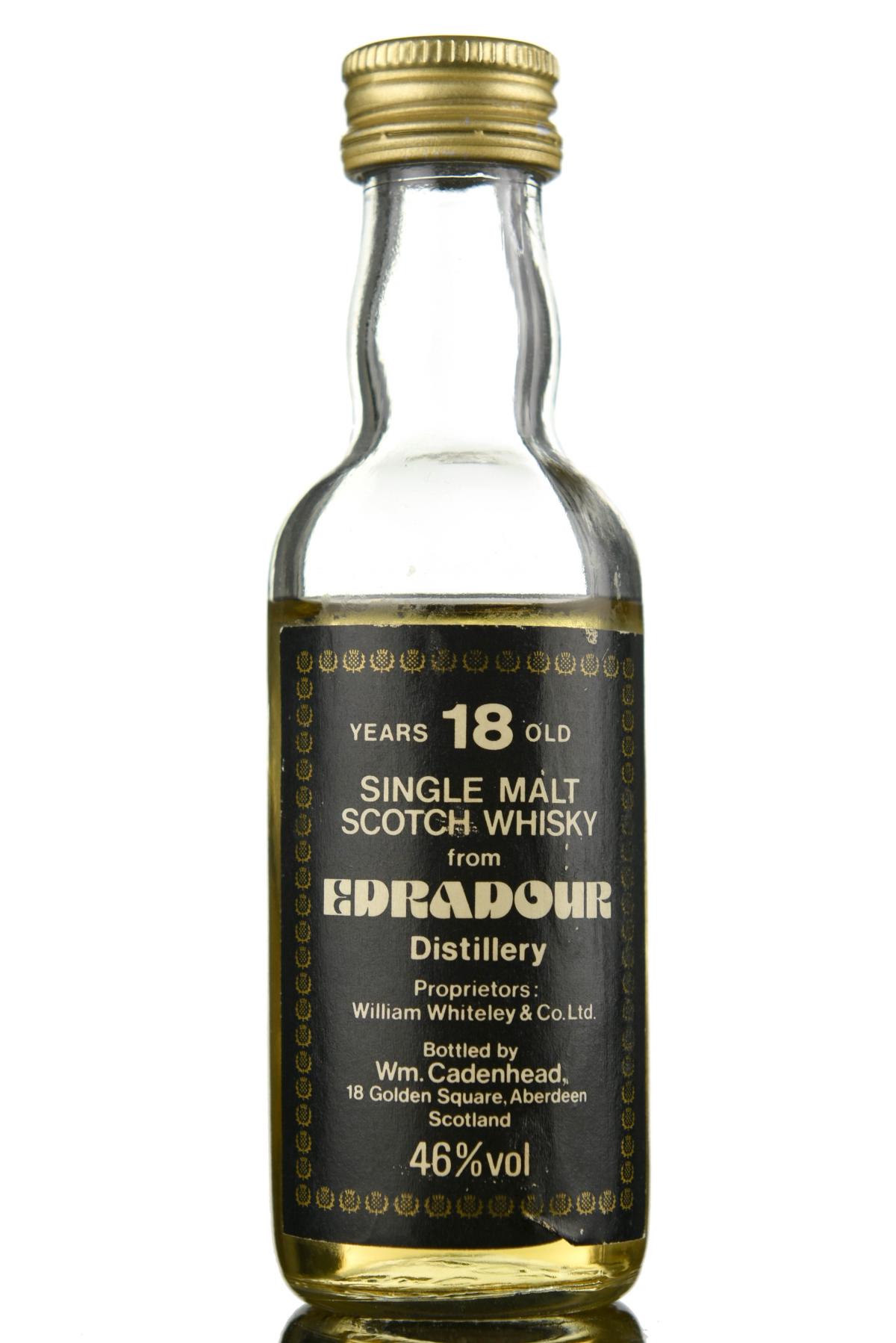 Edradour 18 Year Old - Cadenhead Miniature