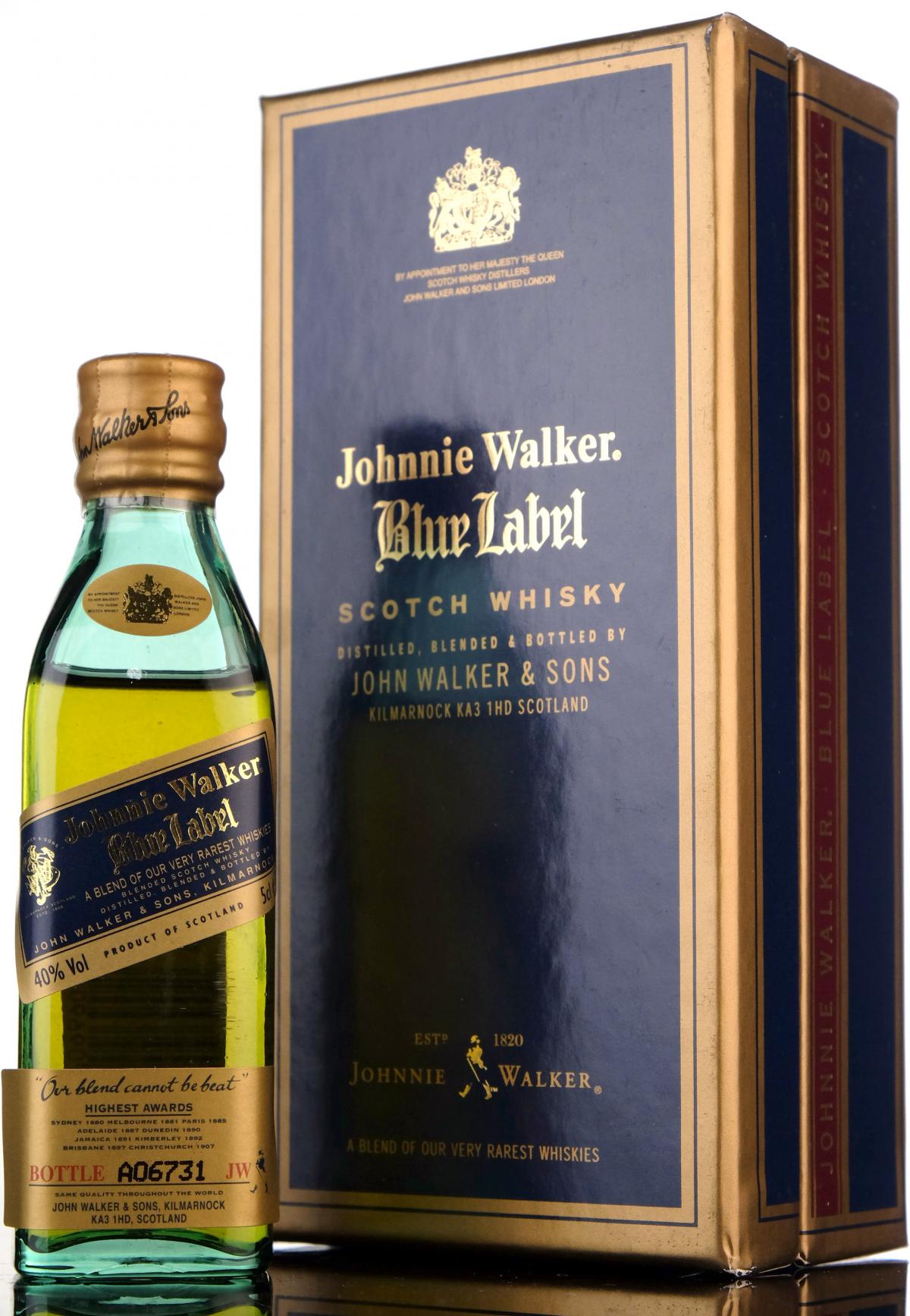 Johnnie Walker Blue Label Miniature