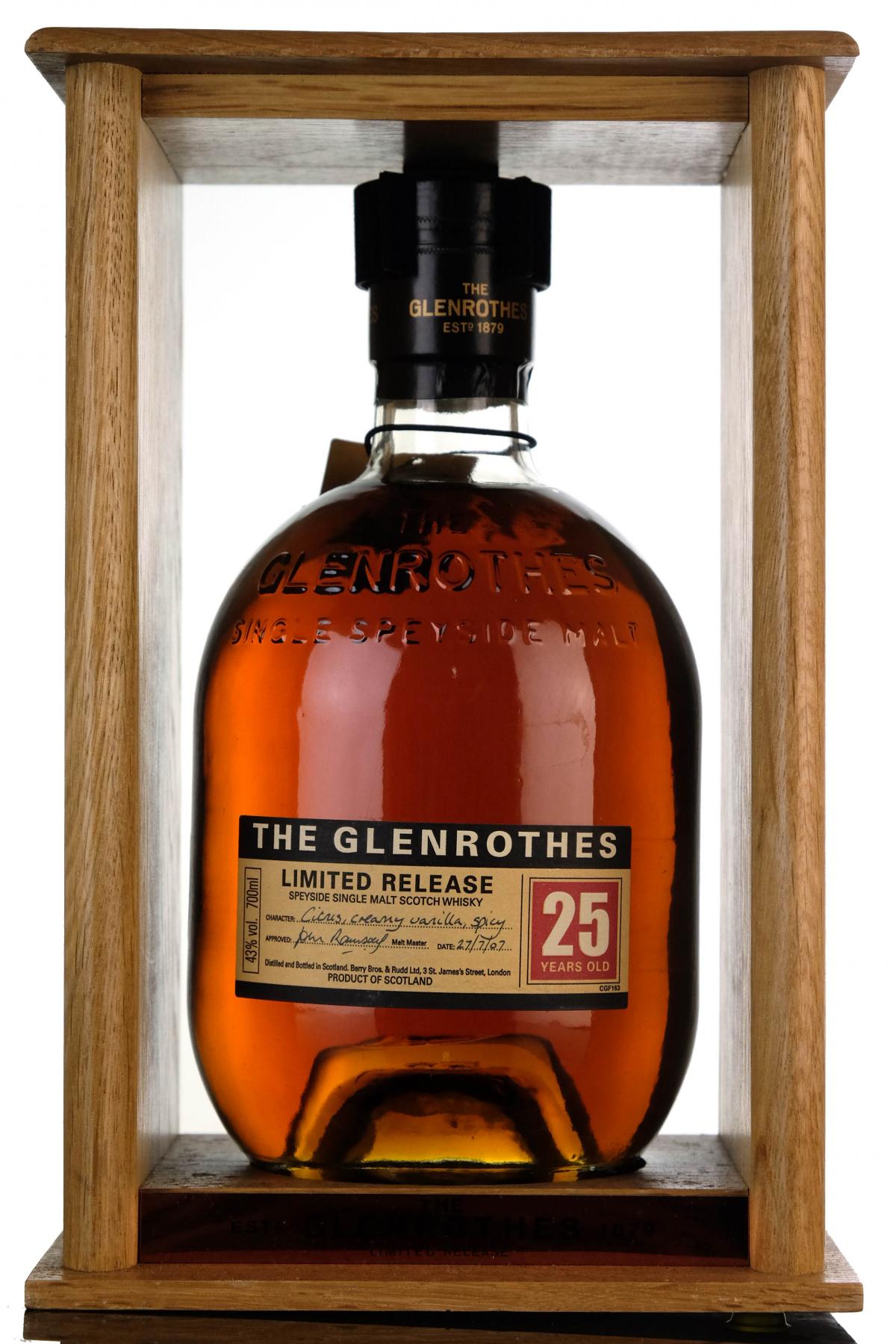 Glenrothes 25 Year Old