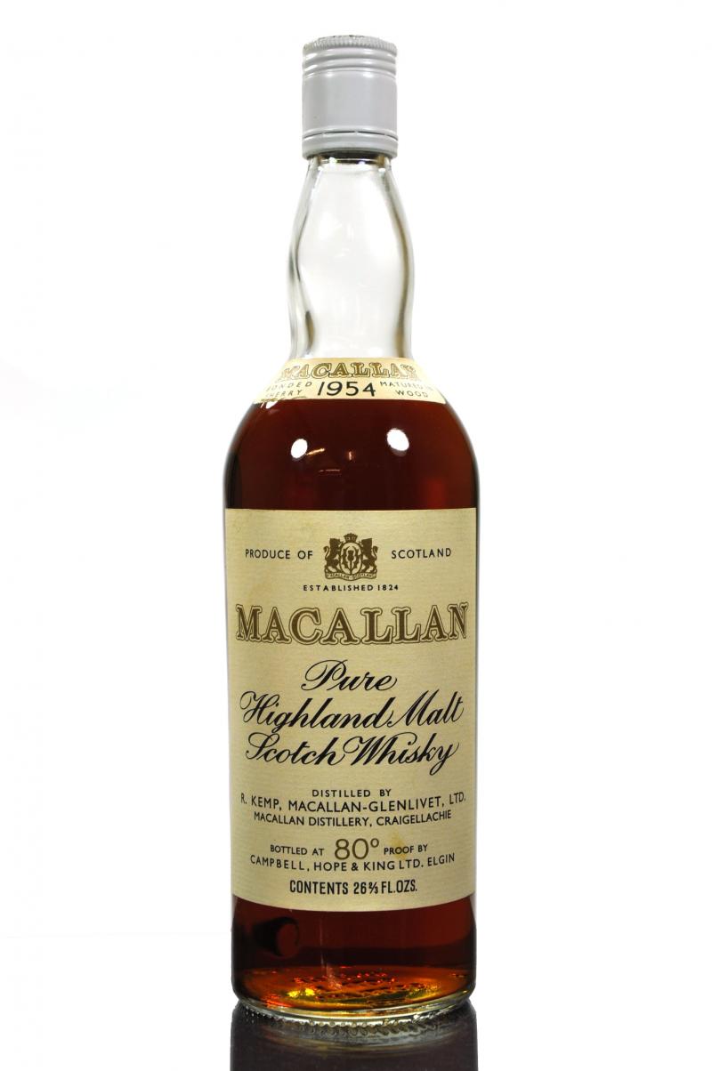 Macallan 1954 - Campbell Hope & King - 1970s