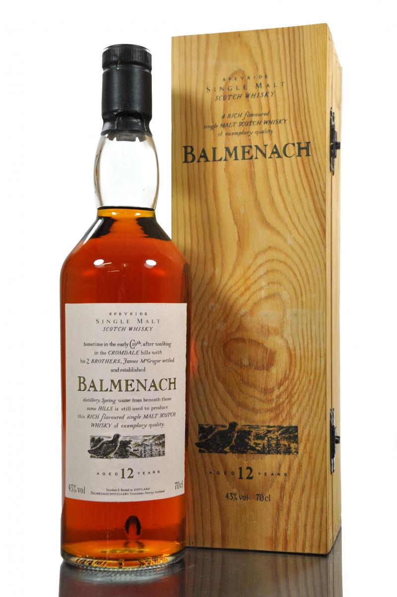 Balmenach 12 Year Old - Flora & Fauna - Wooden Box