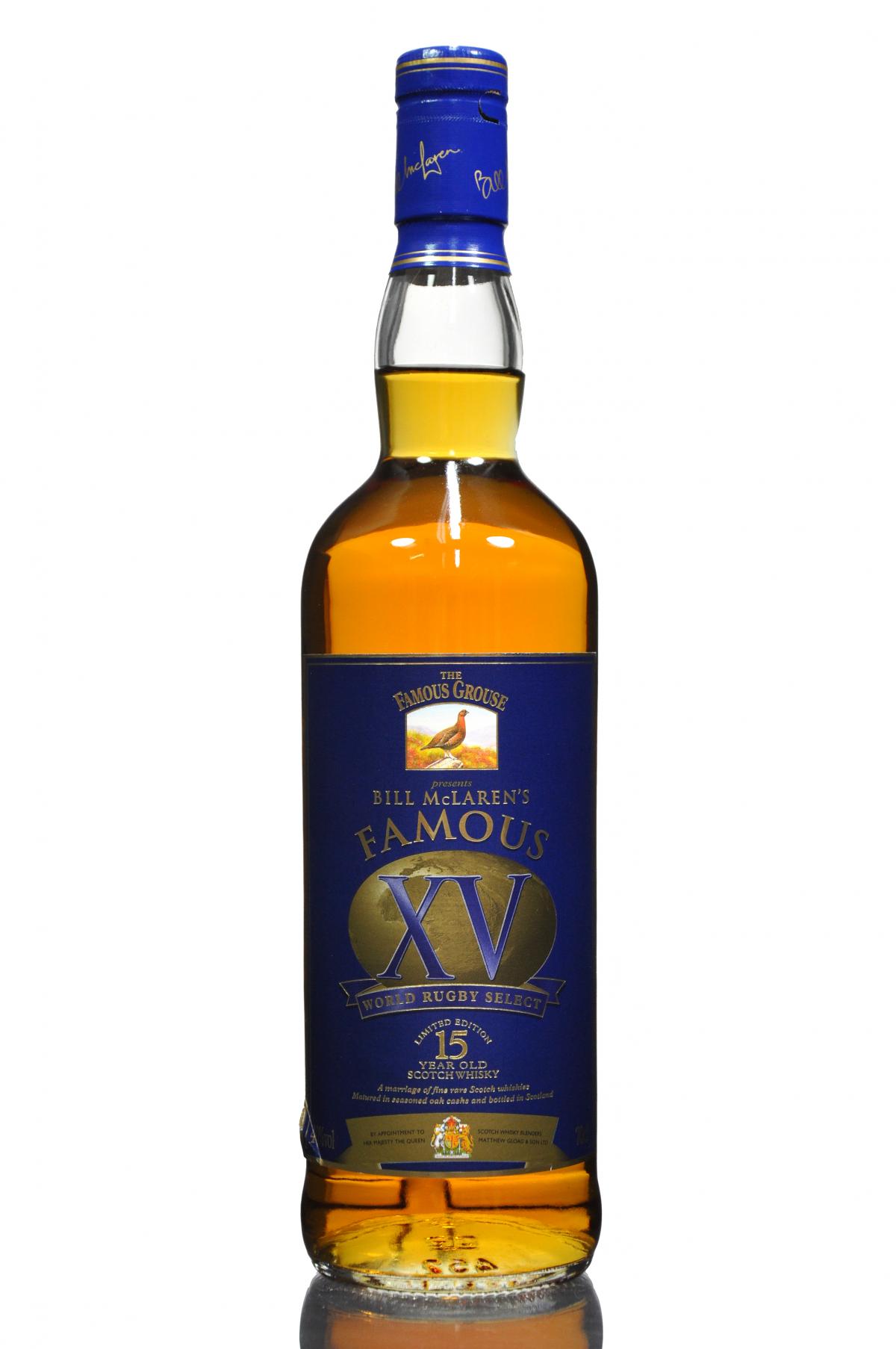 Famous Grouse 15 Year Old - Bill McLarens XV World Rugby Select