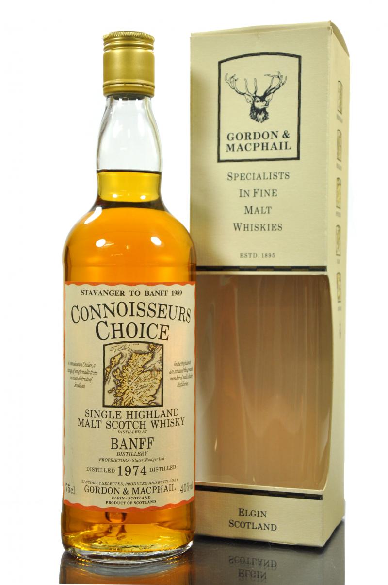 Banff 1974 - Gordon & MacPhail - Connoisseurs Choice - Stavanger To Banff' In 1989