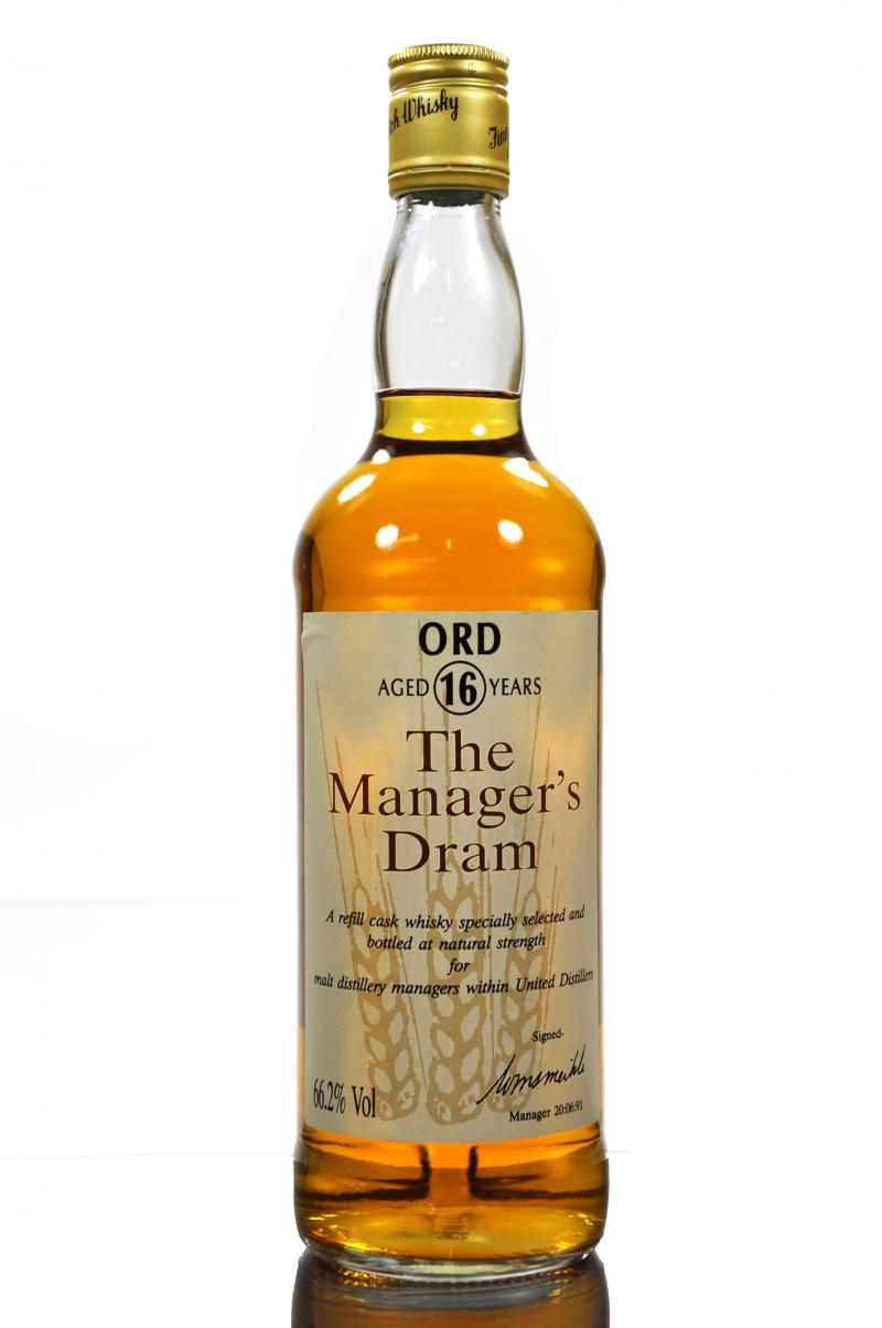 Ord 16 Year Old - Managers Dram 1991