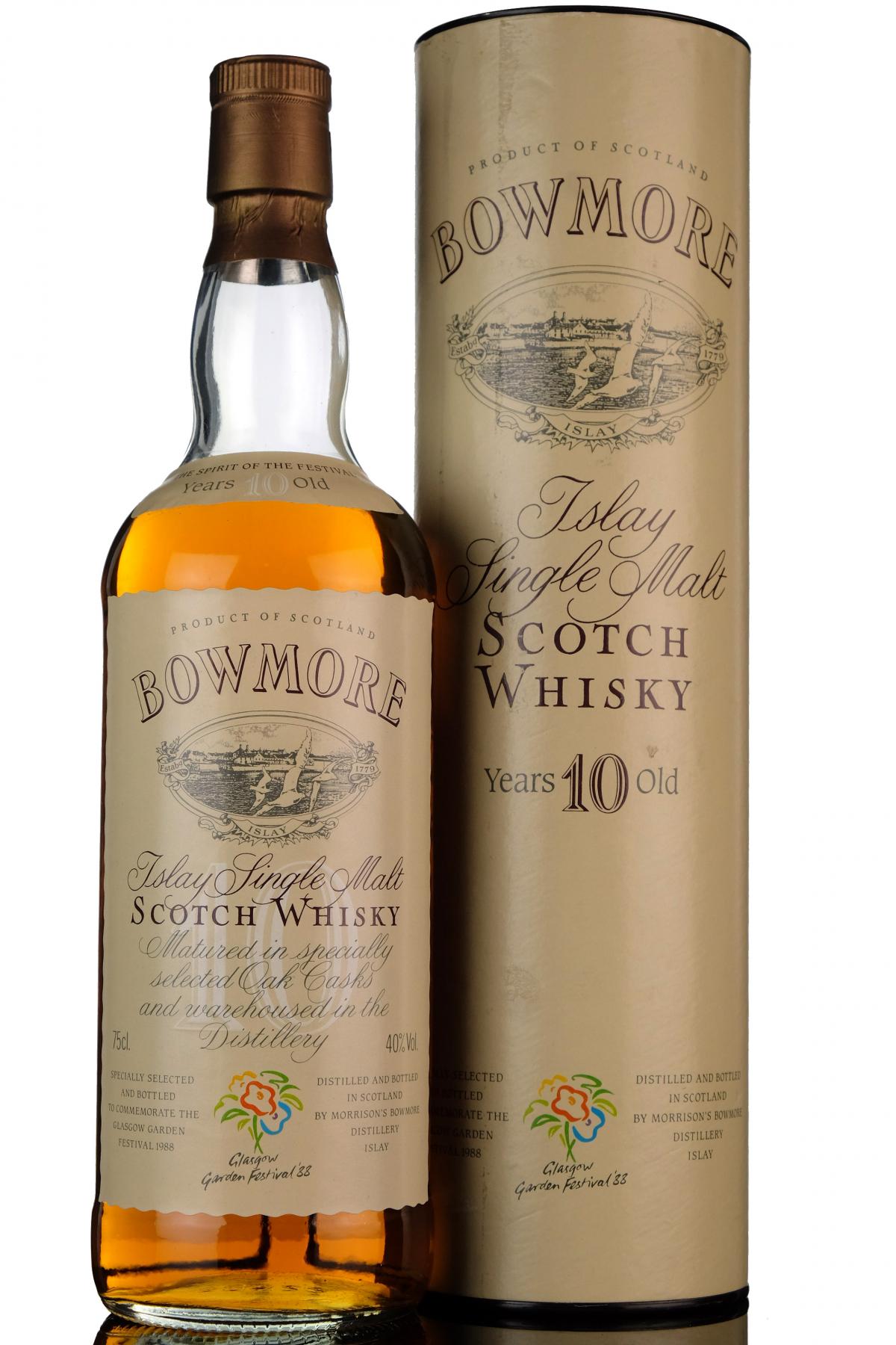 Bowmore 10 Year Old - Glasgow Garden Festival 1988