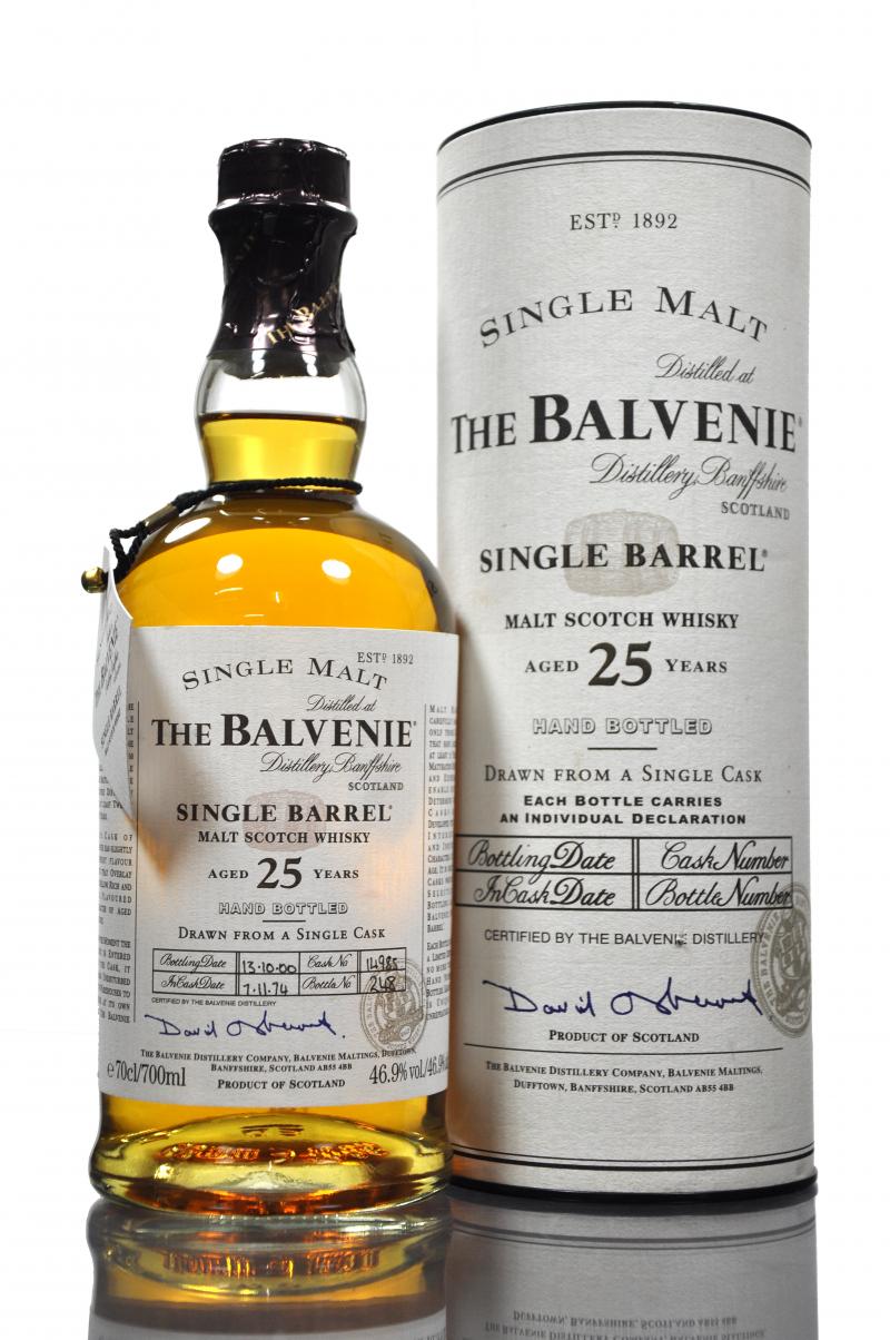 Balvenie 1974 - 25 Year Old - Single Barrel
