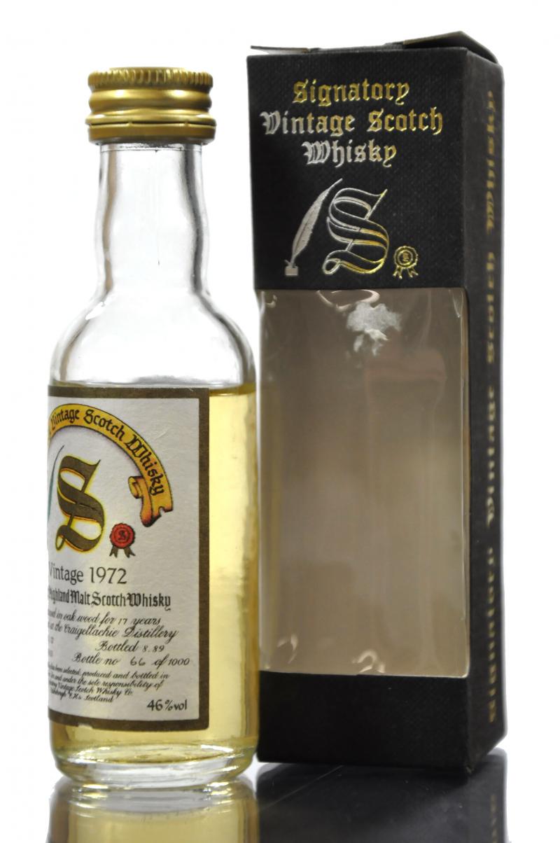 Craigellachie 1972 - 17 Year Old - Signatory Vintage Miniature