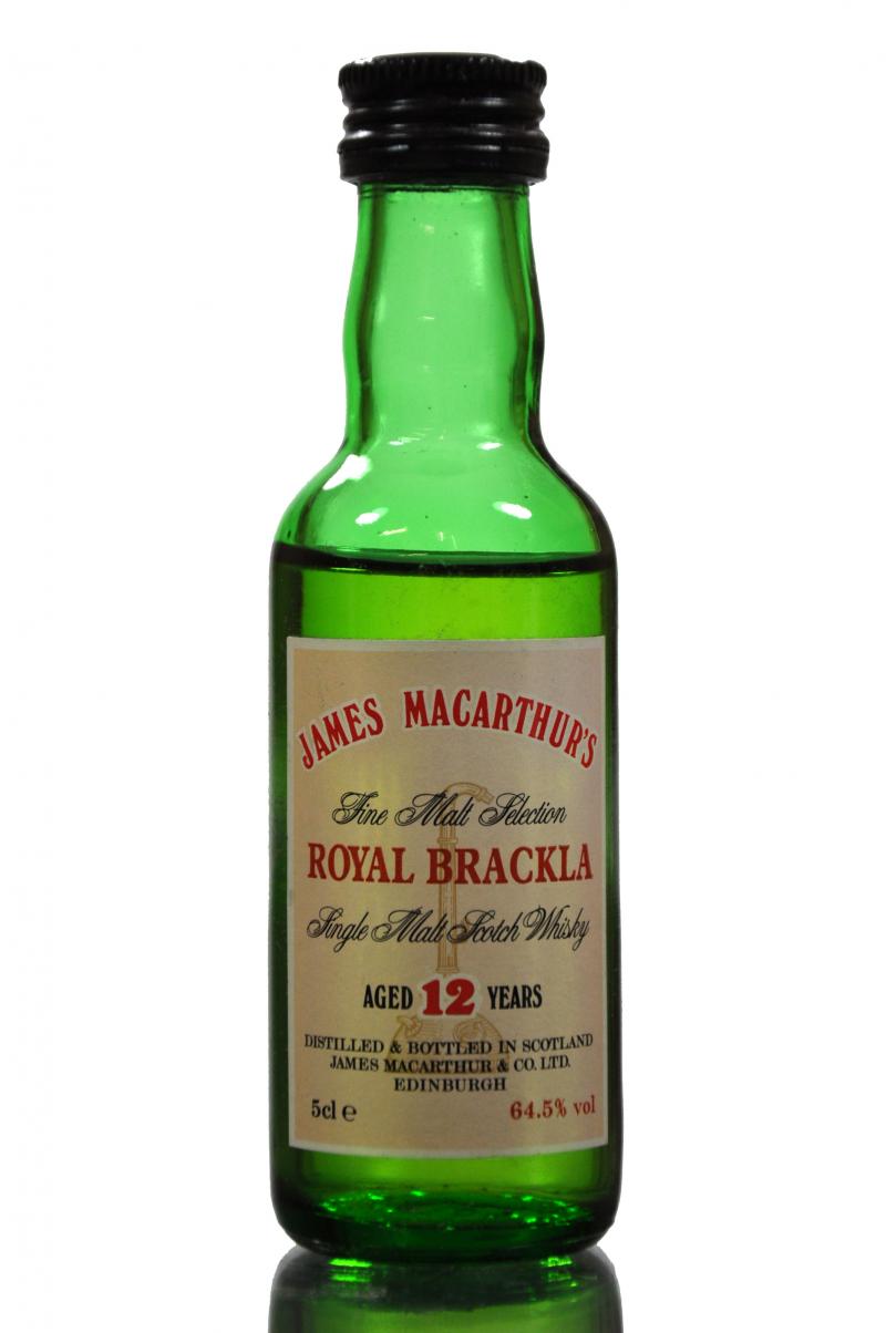 Royal Brackla 12 Year Old - James MacArthur\'s Miniature