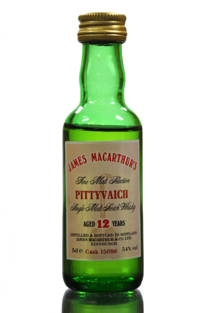 Pittyvaich 12 Year Old - James MacArthur - Fine Malt Selection Miniature