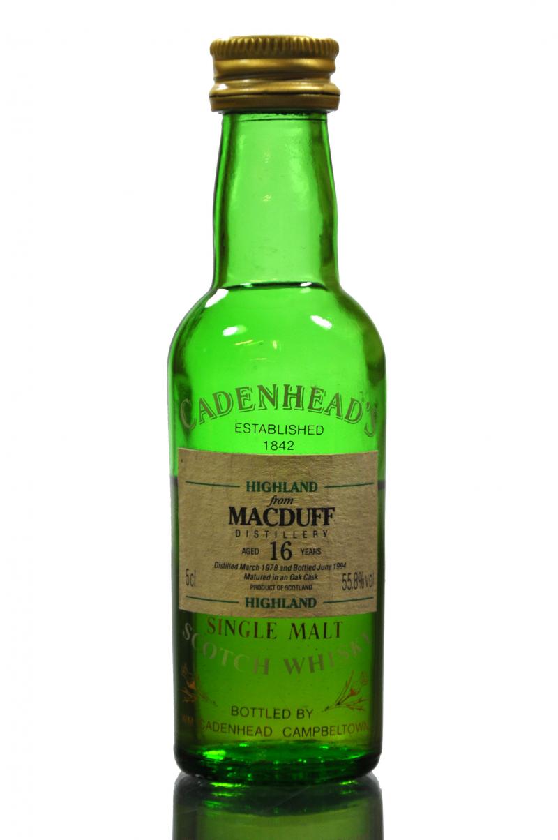 Macduff 1978 - 16 Year Old - Cadenhead\'s Miniature