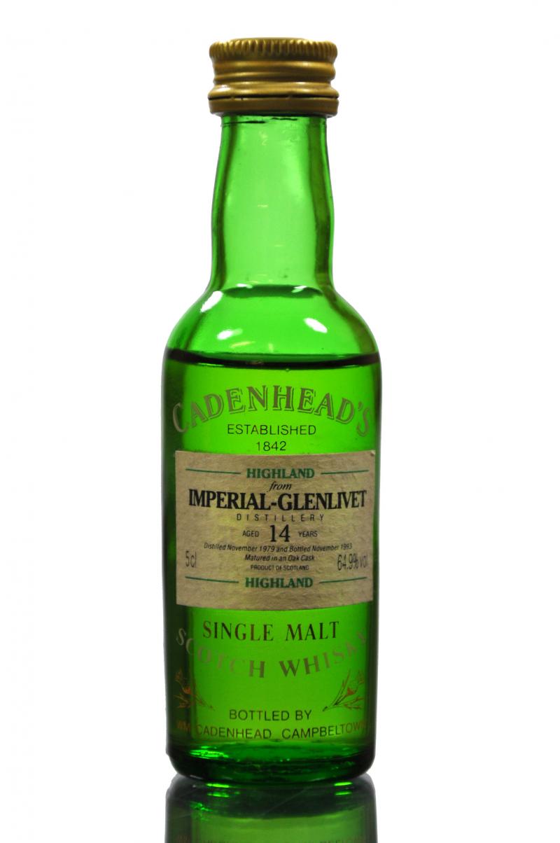 Imperial-Glenlivet 1979 - 14 Year Old - Cadenhead\'s Miniature