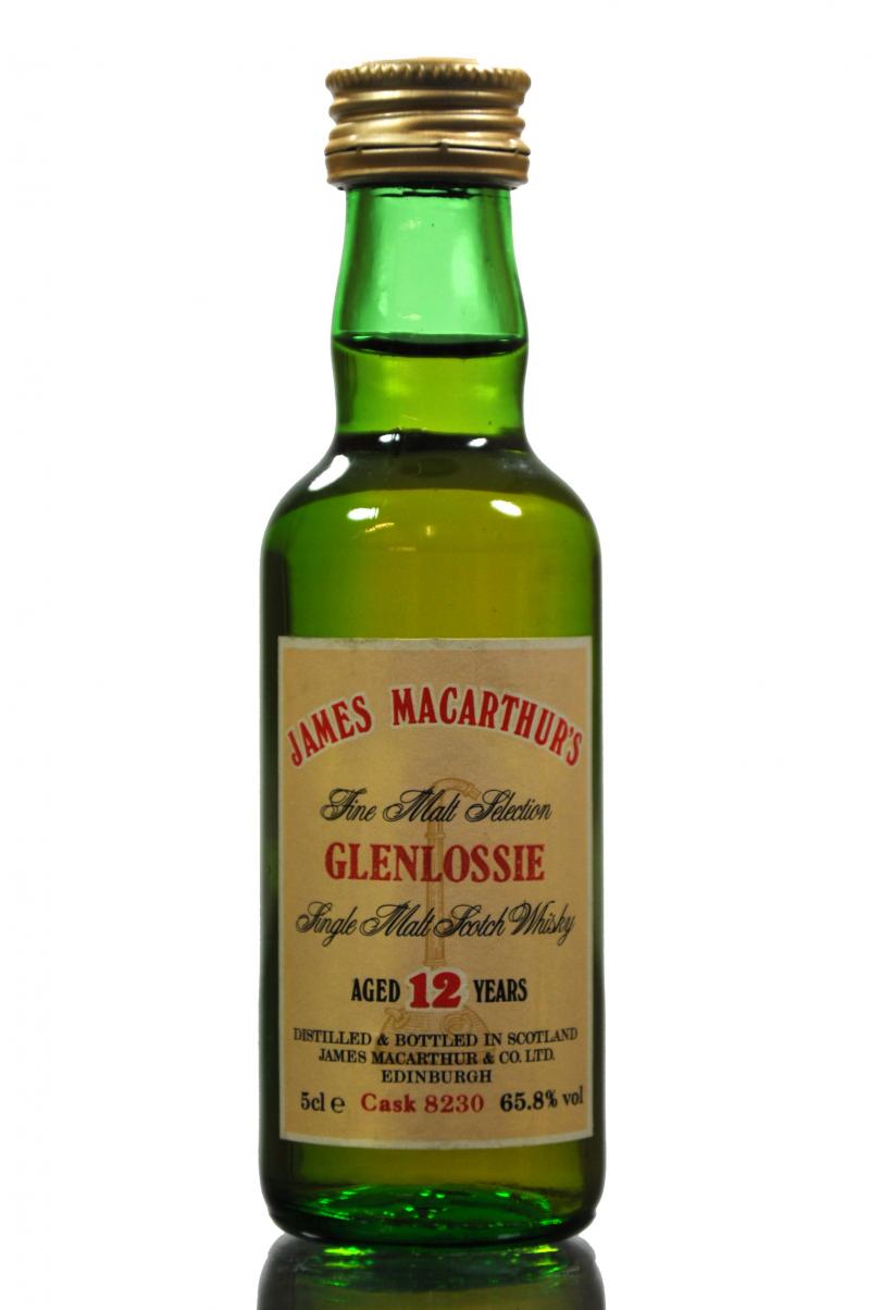 Glenlossie 12 Year Old - James MacArthur\\\'s Miniature