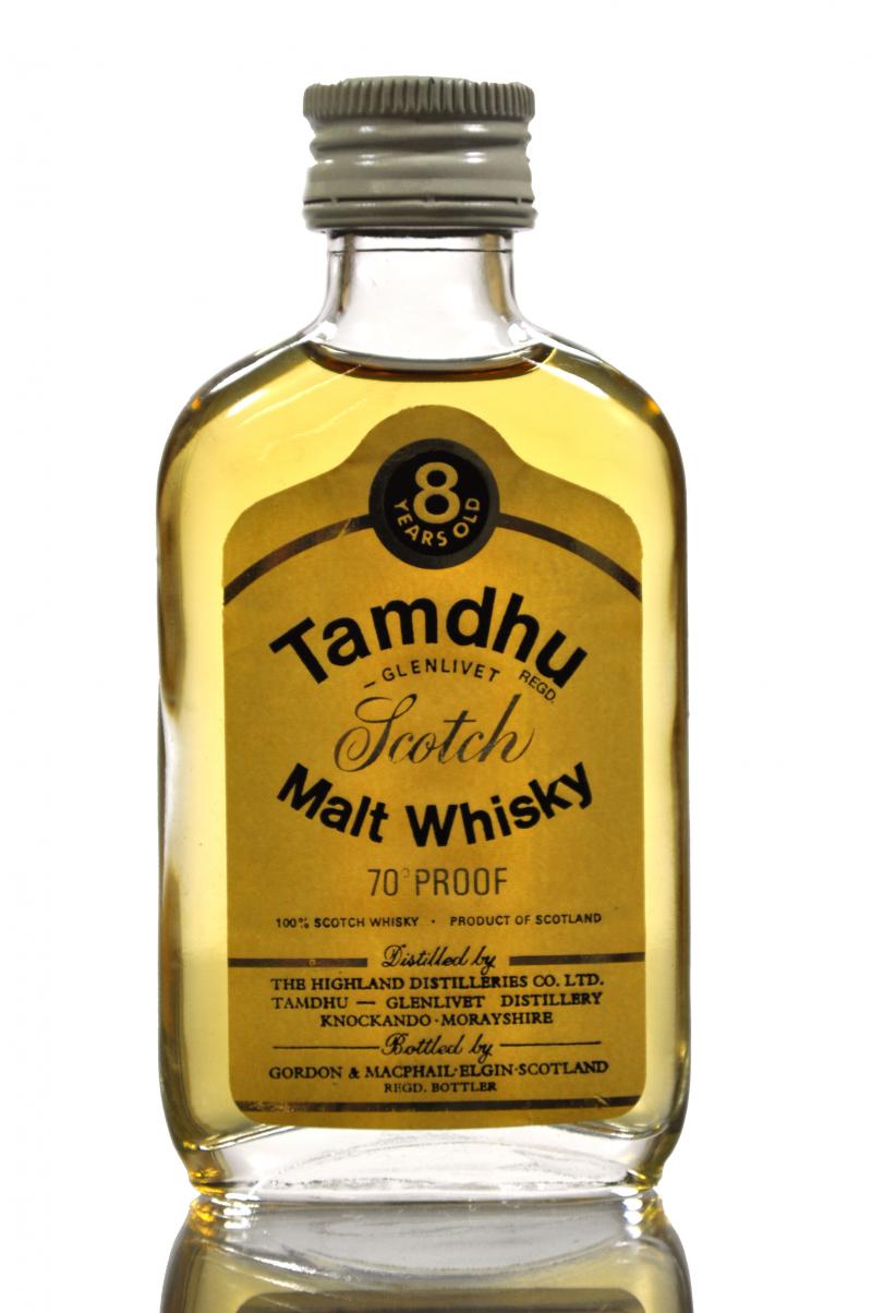 Tamdhu-Glenlivet 8 Year Old - 70 Proof - Gordon & MacPhail Miniature