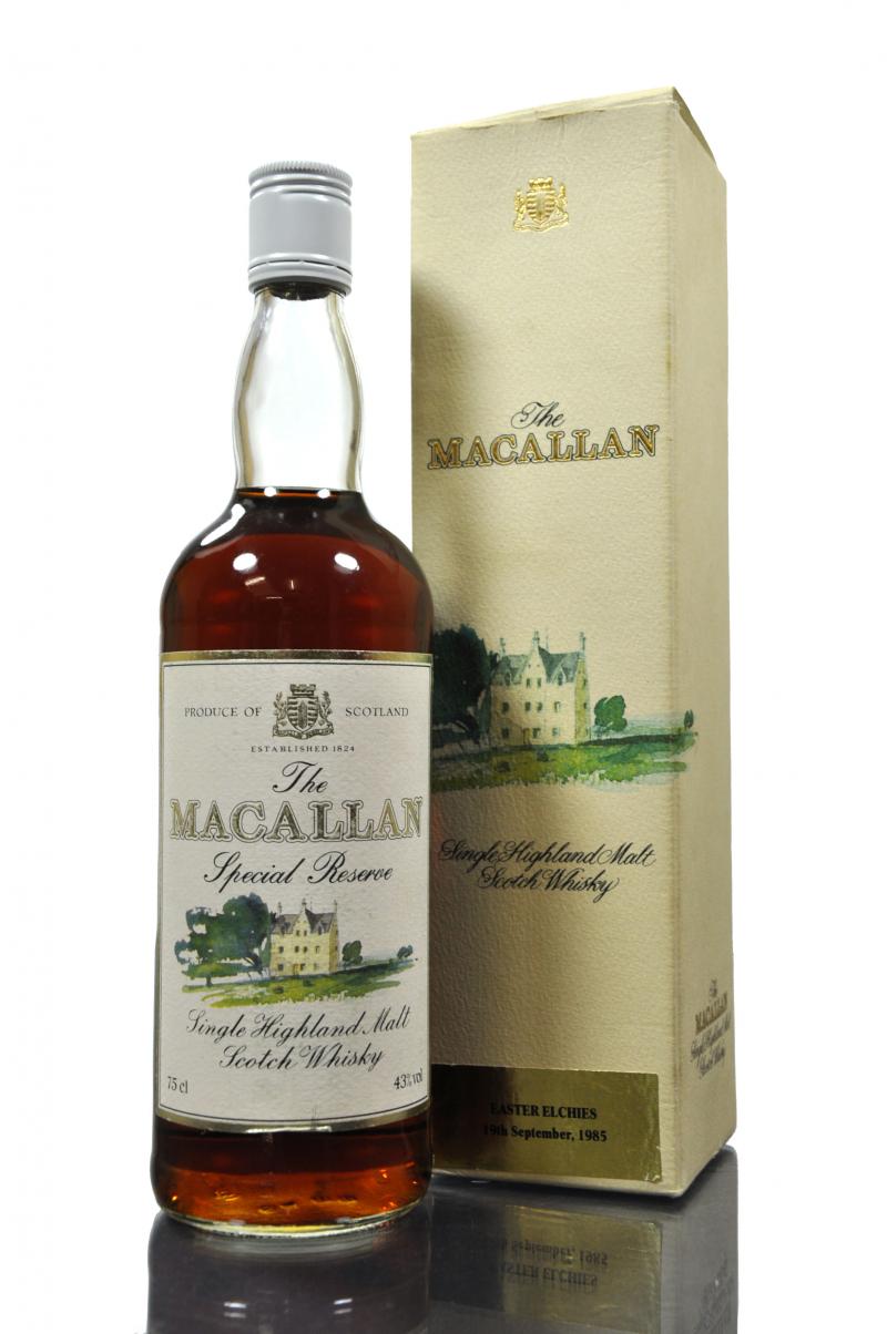 Macallan Special Reserve - Easter Elchies House 1985