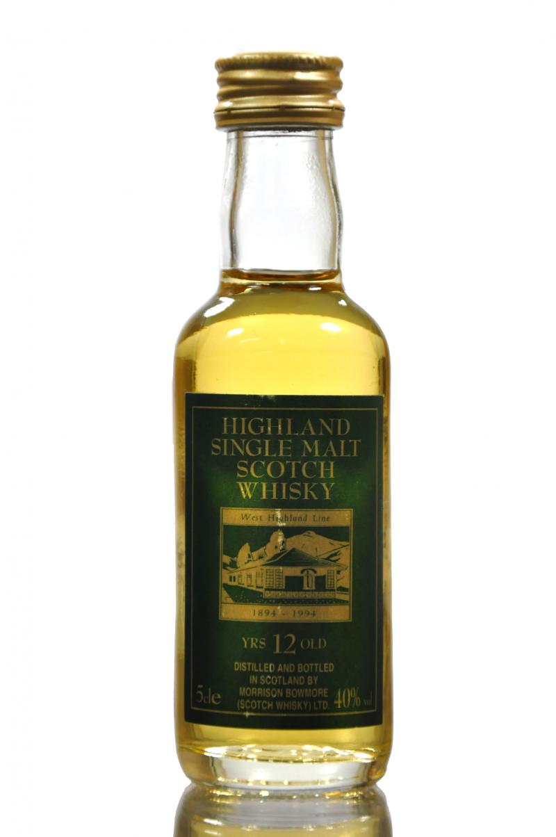 West Highland Line 12 Year Old Miniature