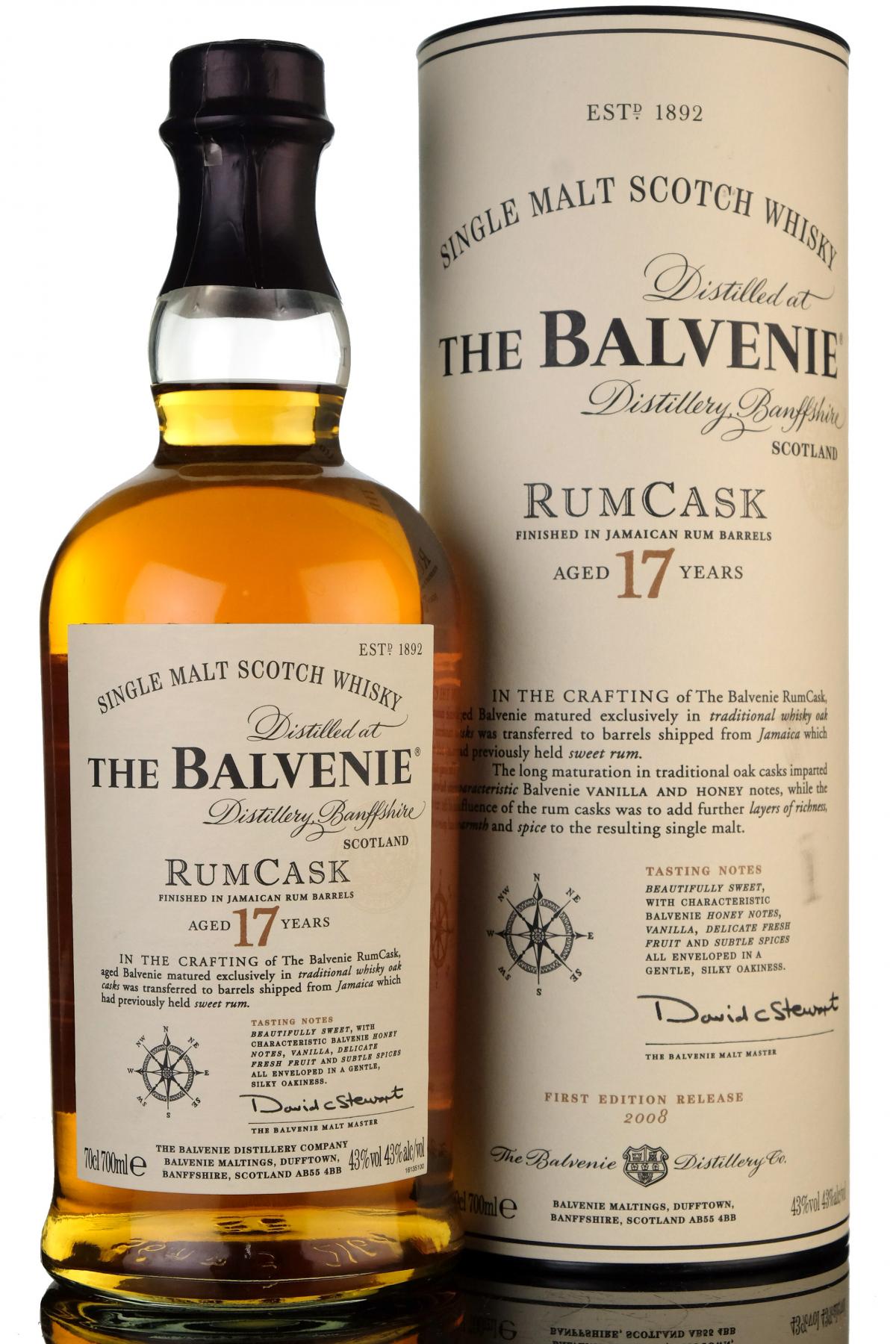 Balvenie 17 Year Old - Rum Cask