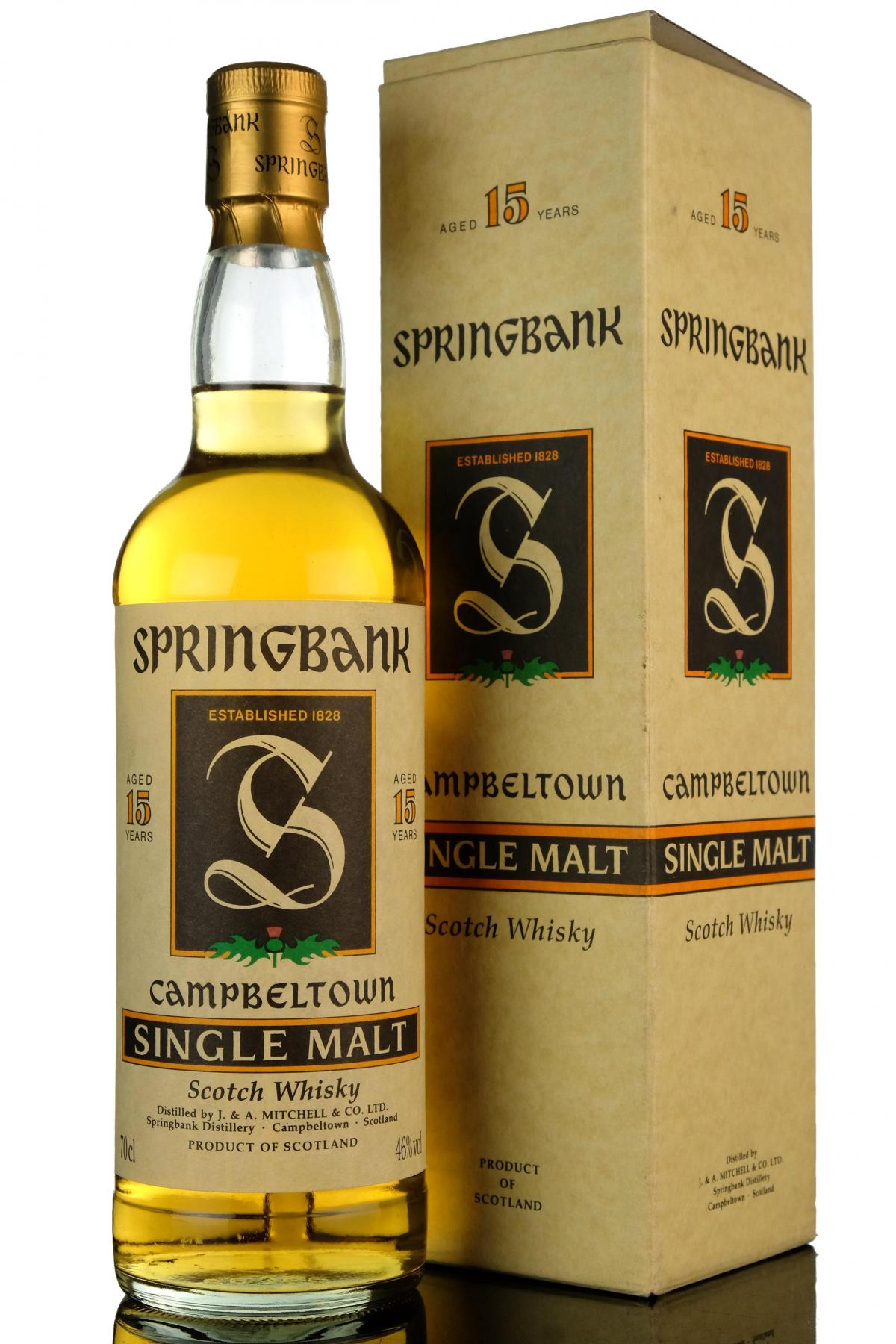 Springbank 15 Year Old - 1990s