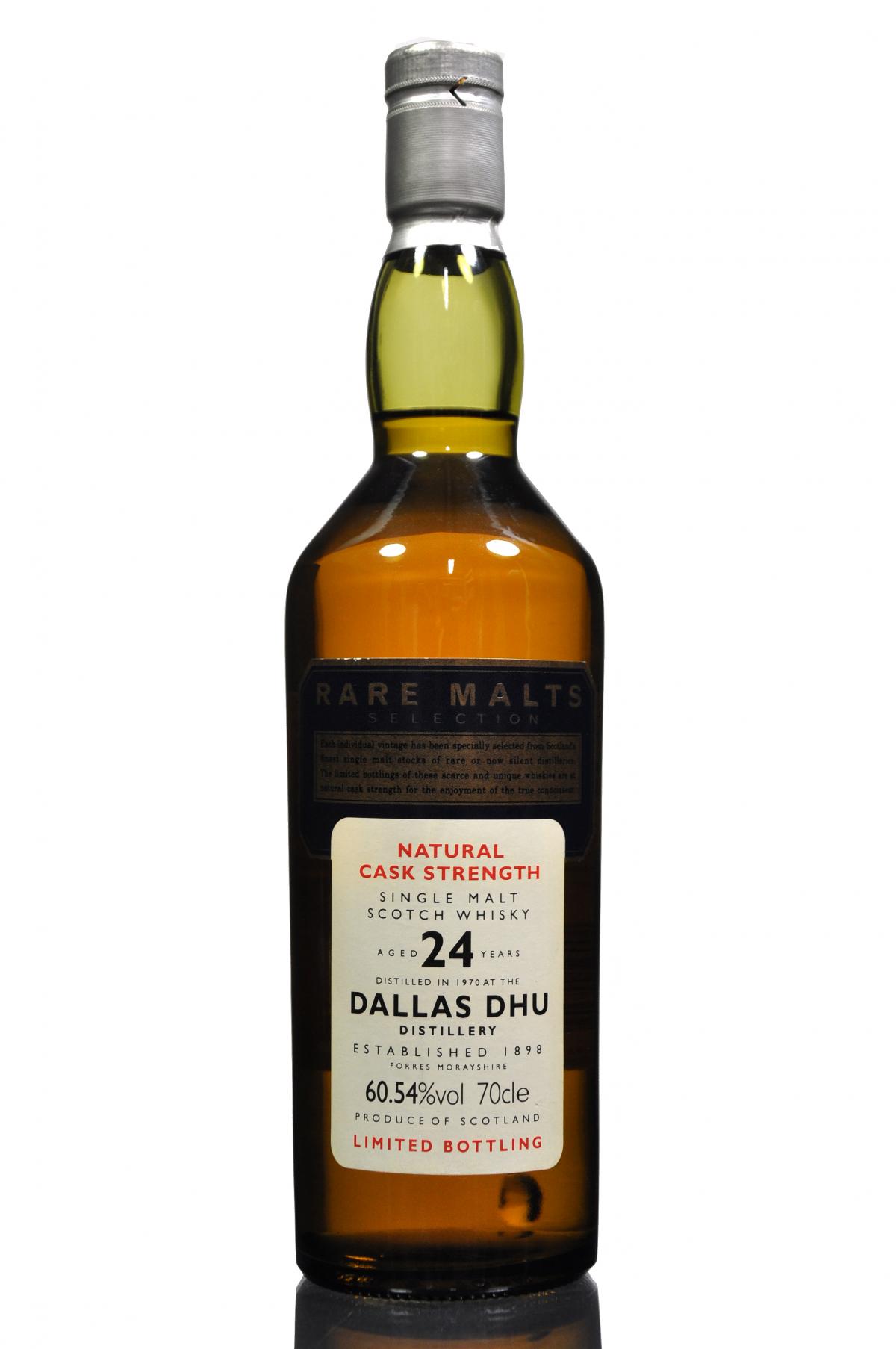 Dallas Dhu 1970 - 24 Year Old - Rare Malts 60.54%