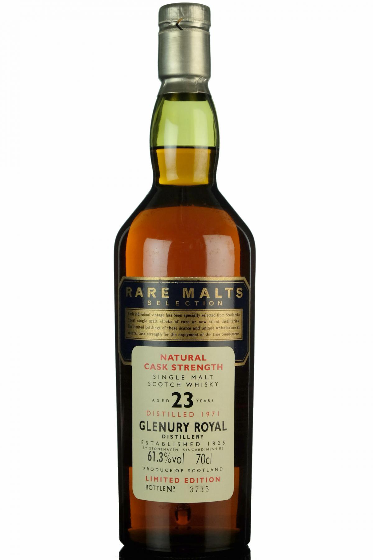 Glenury Royal 1971 - 23 Year Old - Rare Malts 61.3%