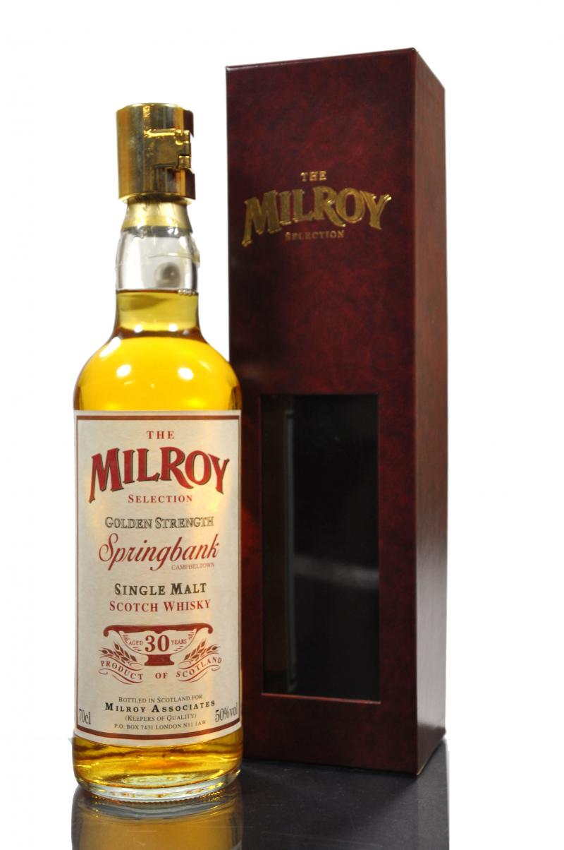 Springbank 30 Year Old - Milroy Selection