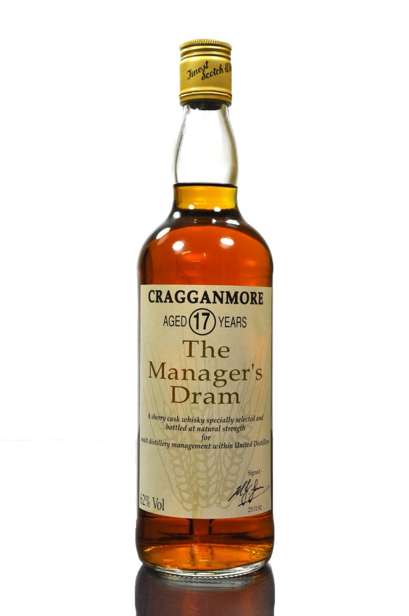 Cragganmore 17 Year Old - Manager\\\'s Dram