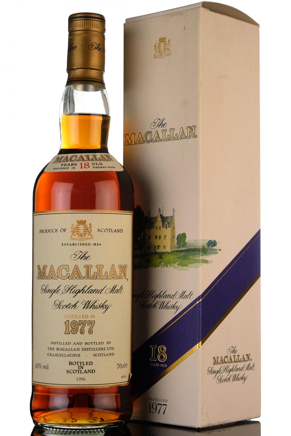 Macallan 1977-1996 - 18 Year Old