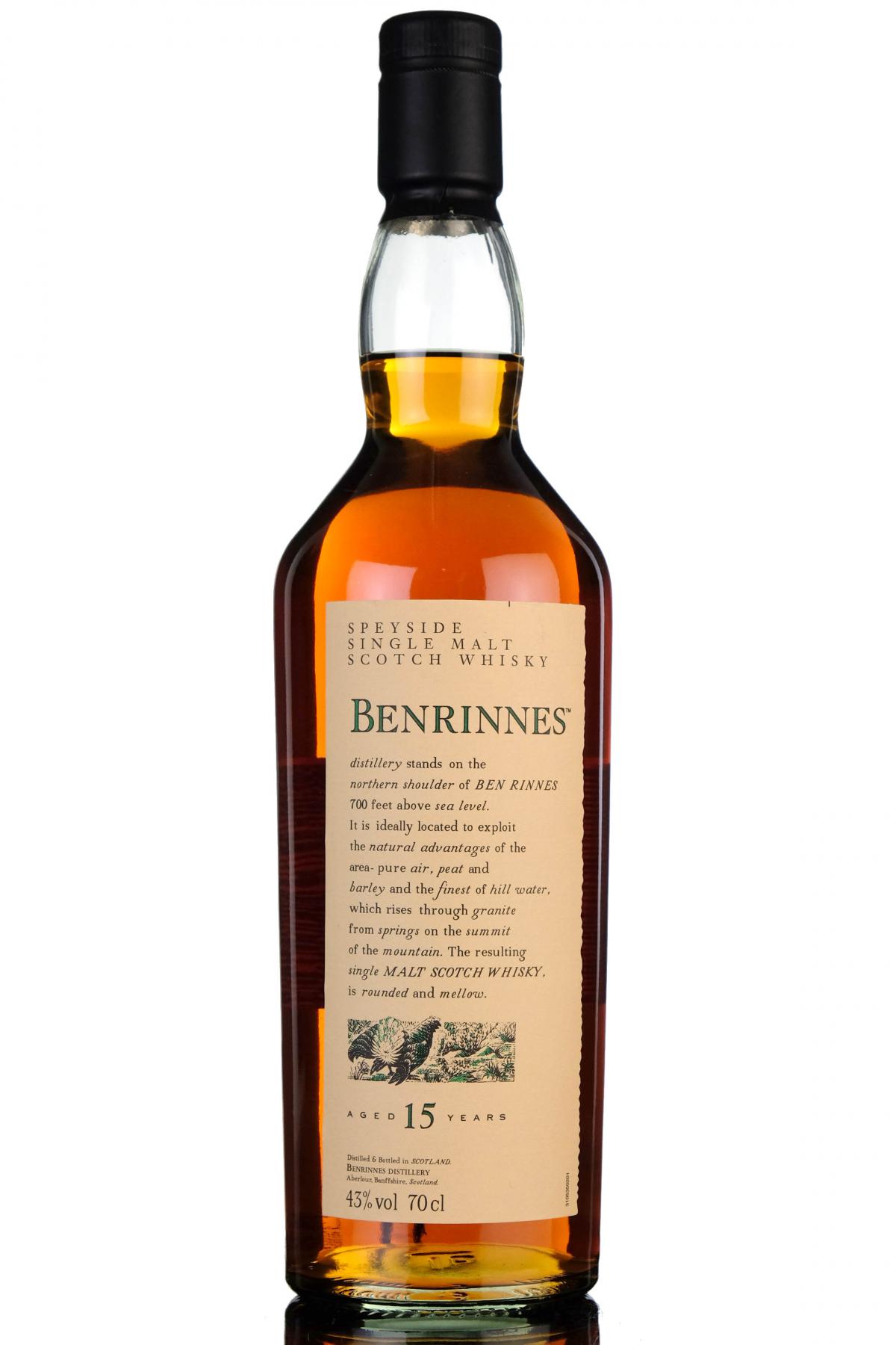 Benrinnes 15 Year Old - Flora & Fauna