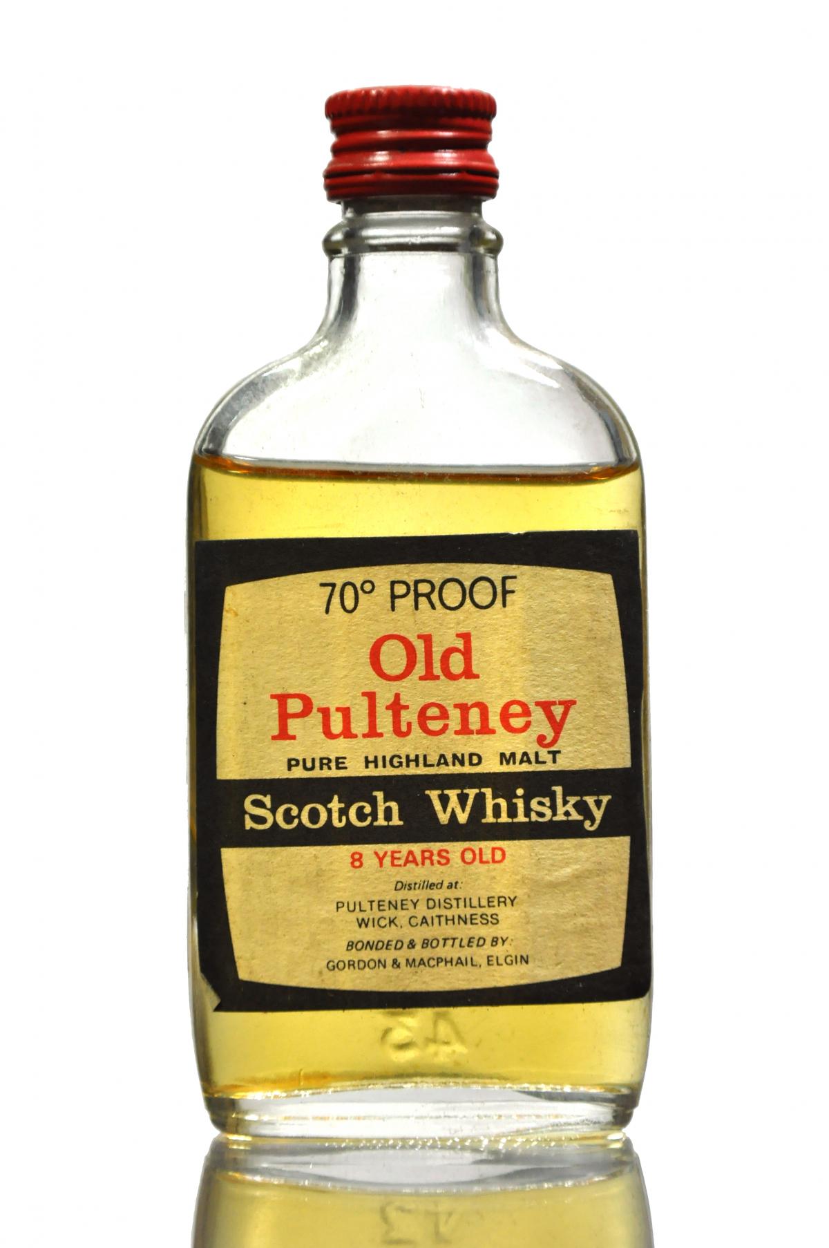 Old Pulteney 8 Year Old - 70 Proof Gordon & MacPhail Miniature