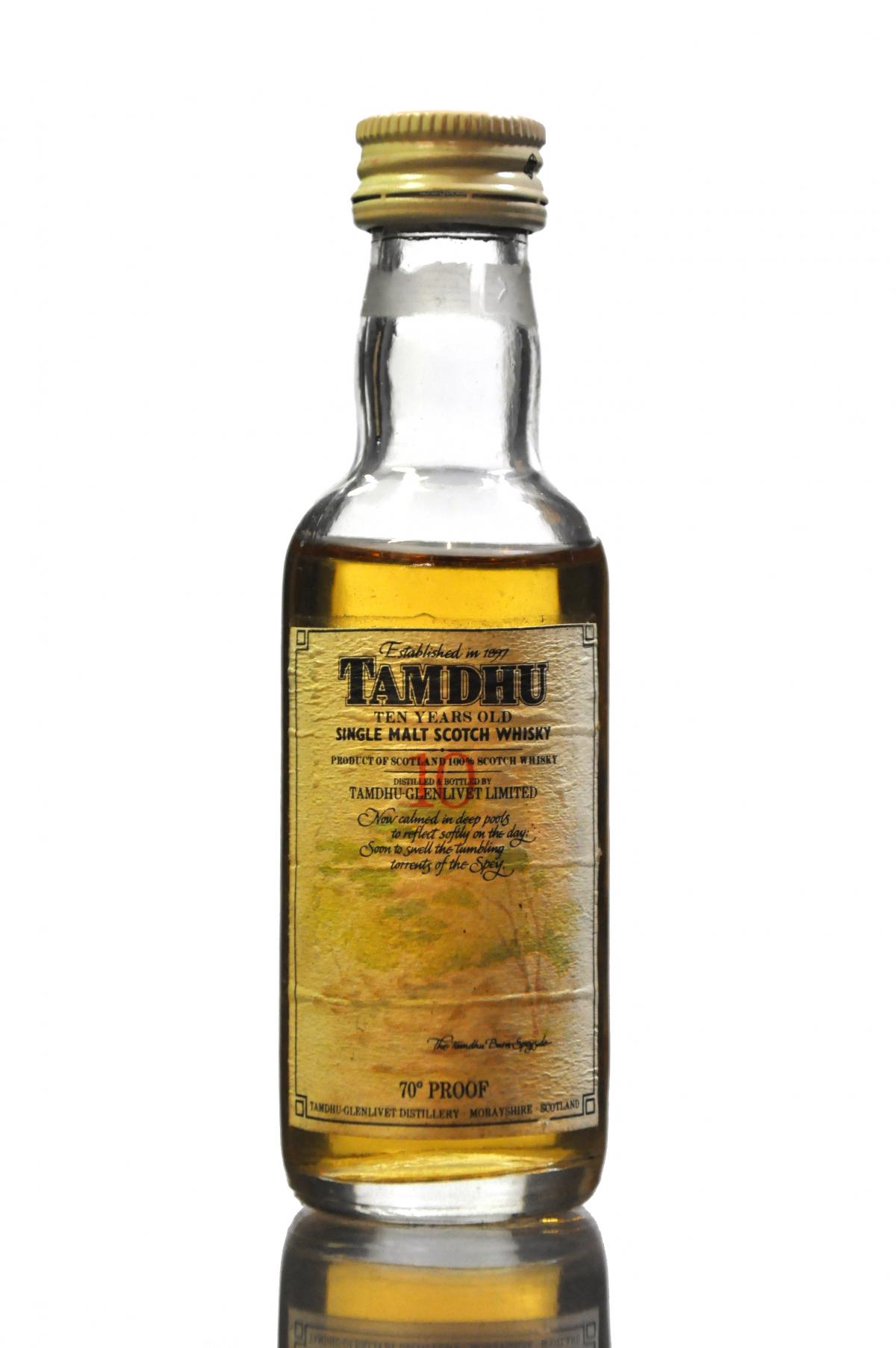 Tamdhu 10 Year Old - 70 Proof Miniature