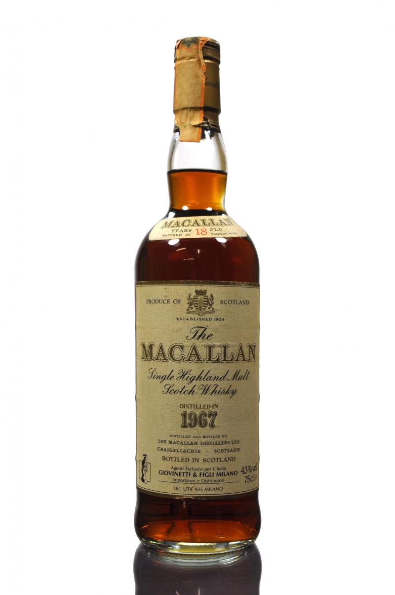 Macallan 1967-1986 - 18 Year Old - Sherry Cask