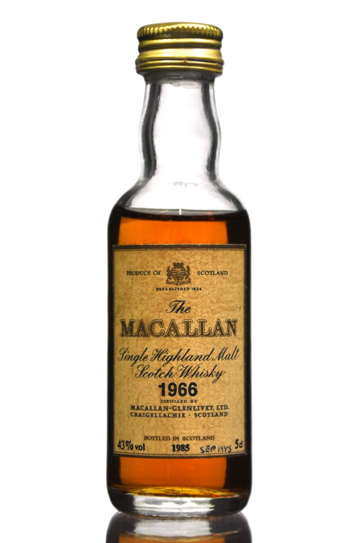 Macallan 1966-1985 Miniature