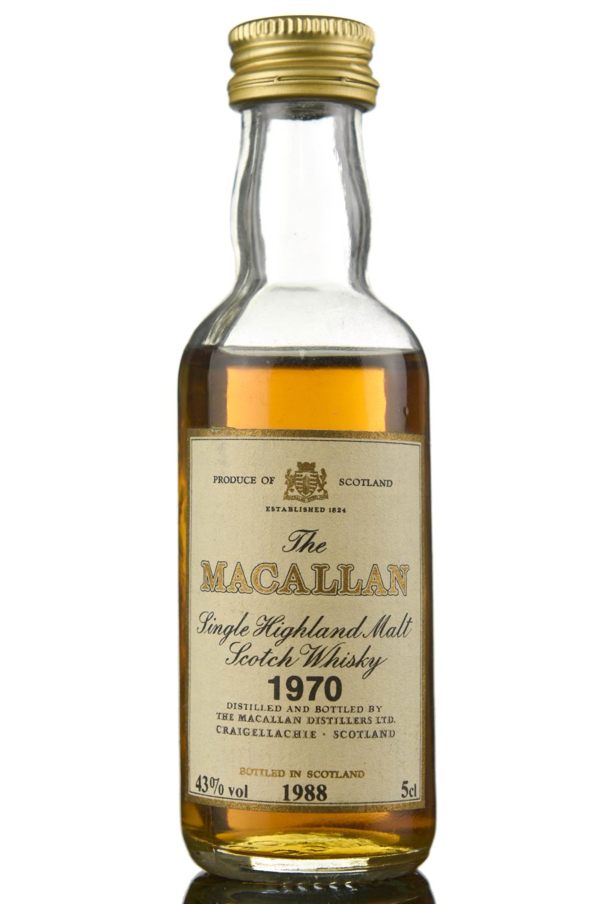 Macallan 1970-1988 Miniature