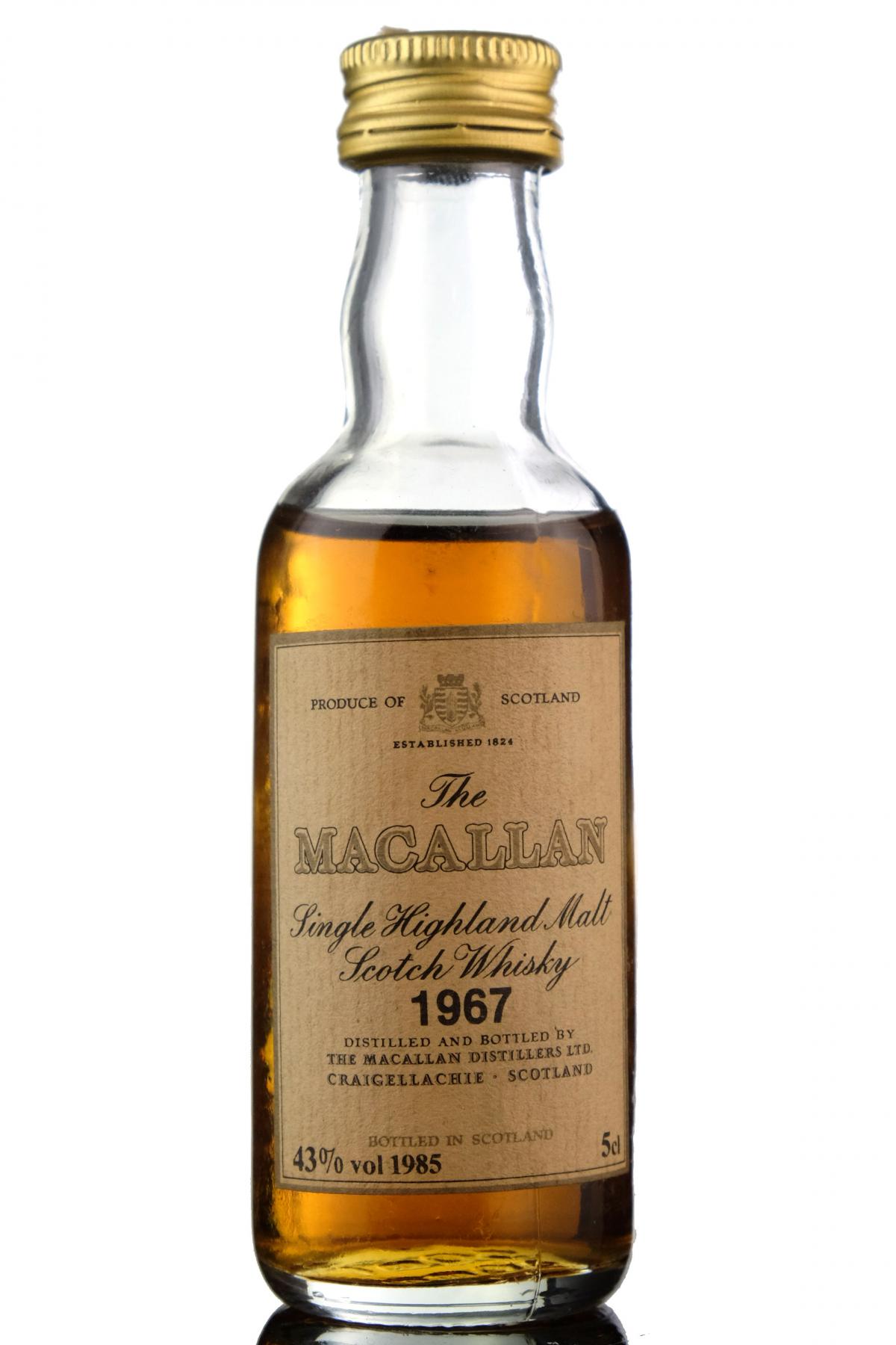 Macallan 1967-1985 Miniature