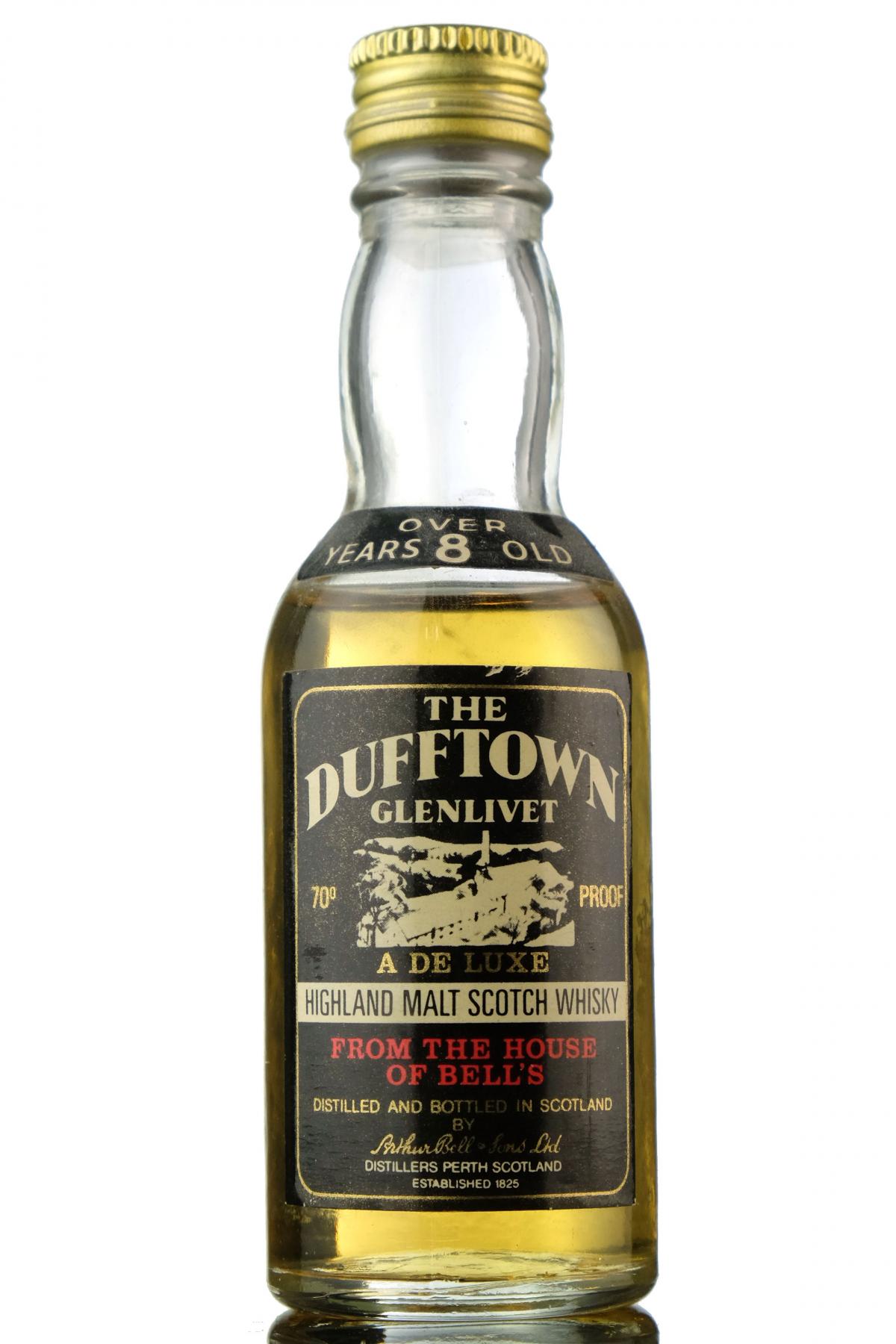 Dufftown-Glenlivet 8 Year Old Miniature