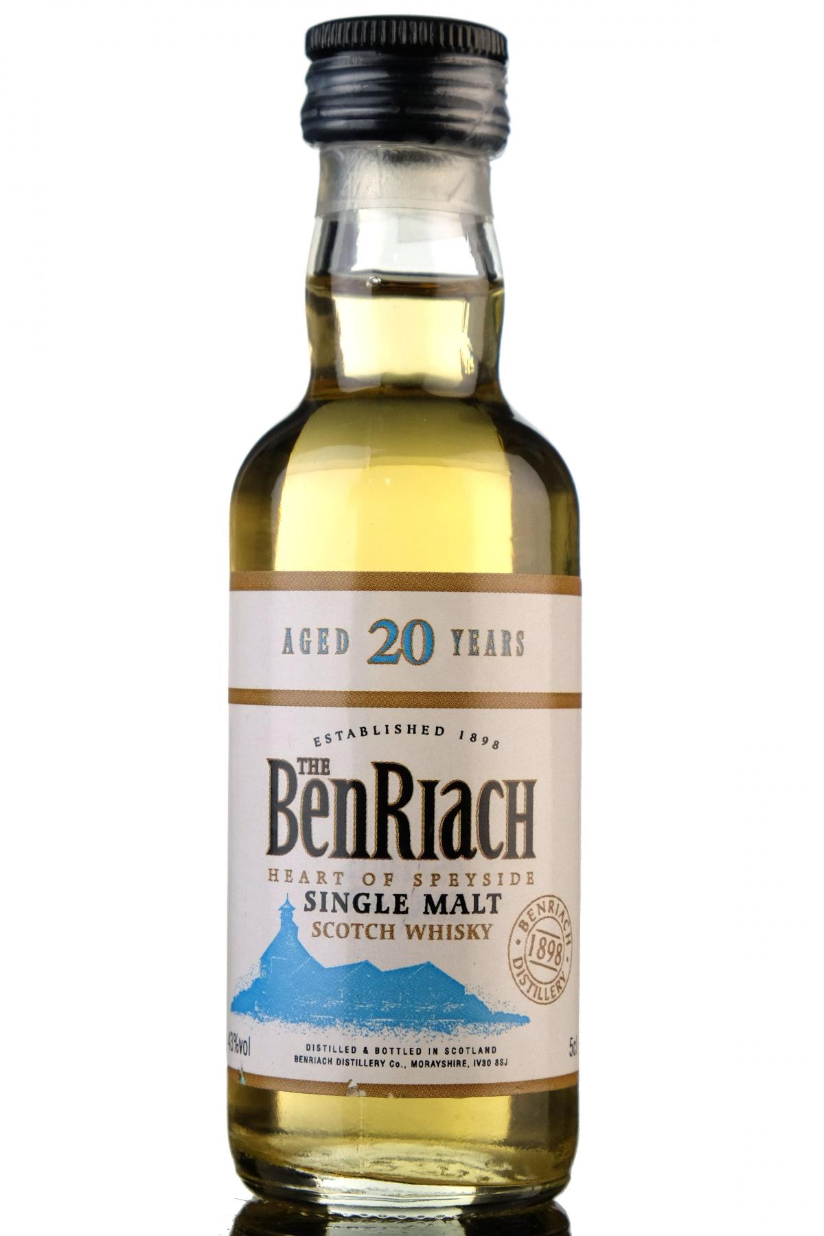 Benriach 20 Year Old Miniature