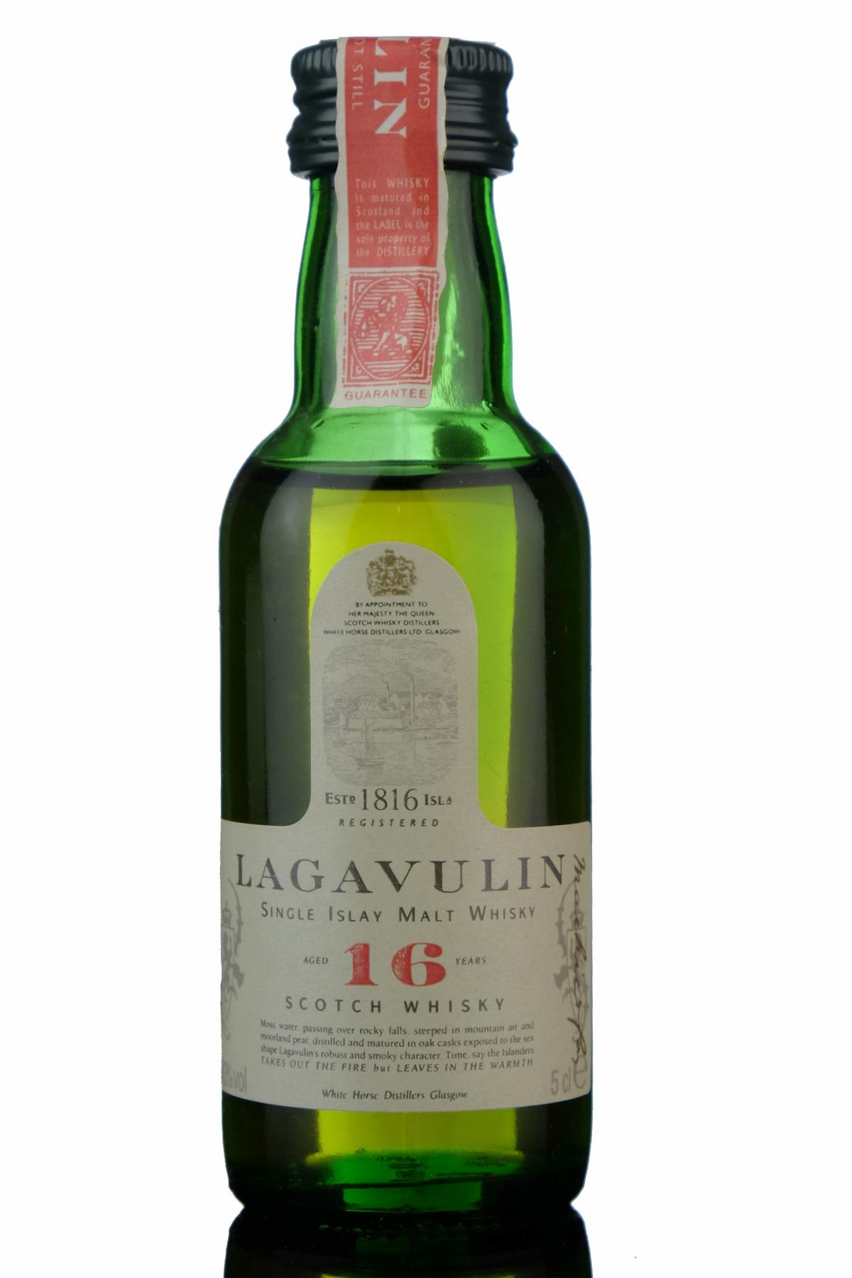 Lagavulin 16 Year Old - White Horse Miniature