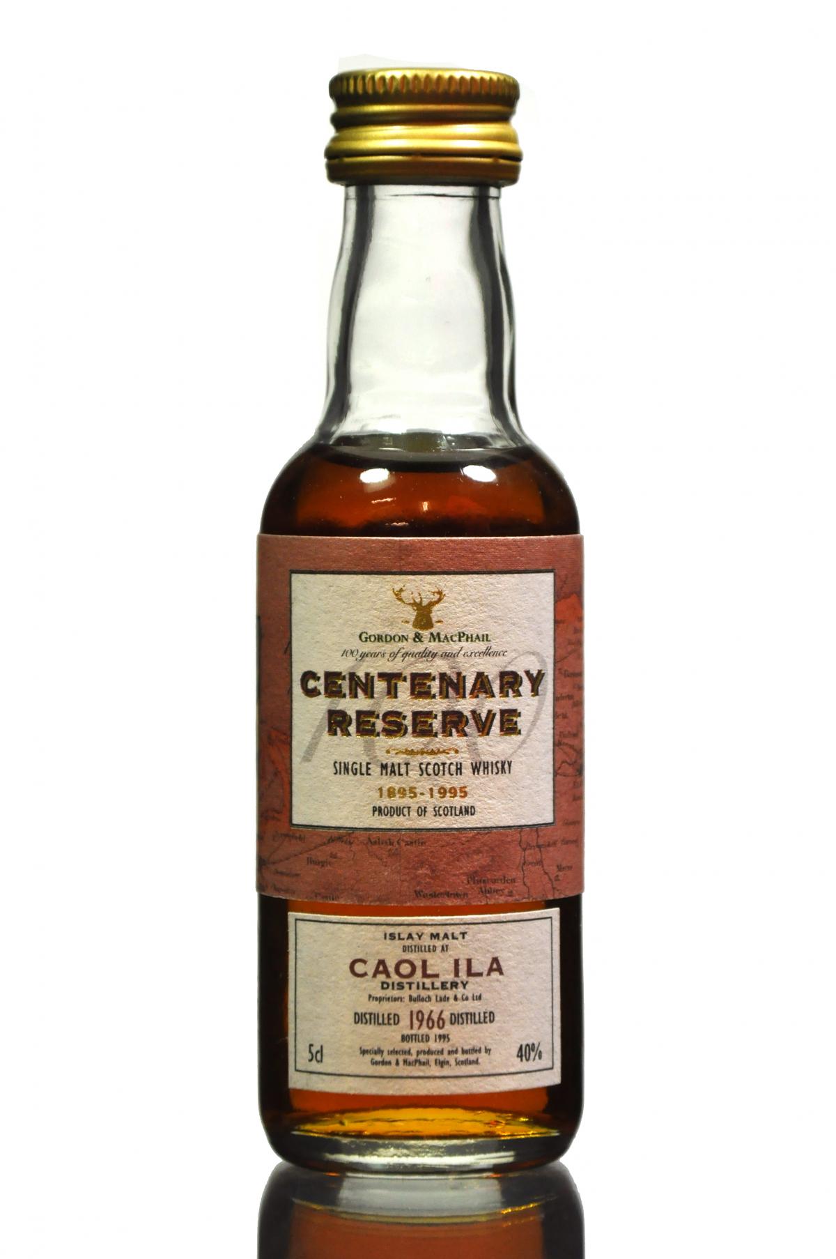 Caol Ila 1966-1995 - Centenary Reserve - Gordon & MacPhail Miniature