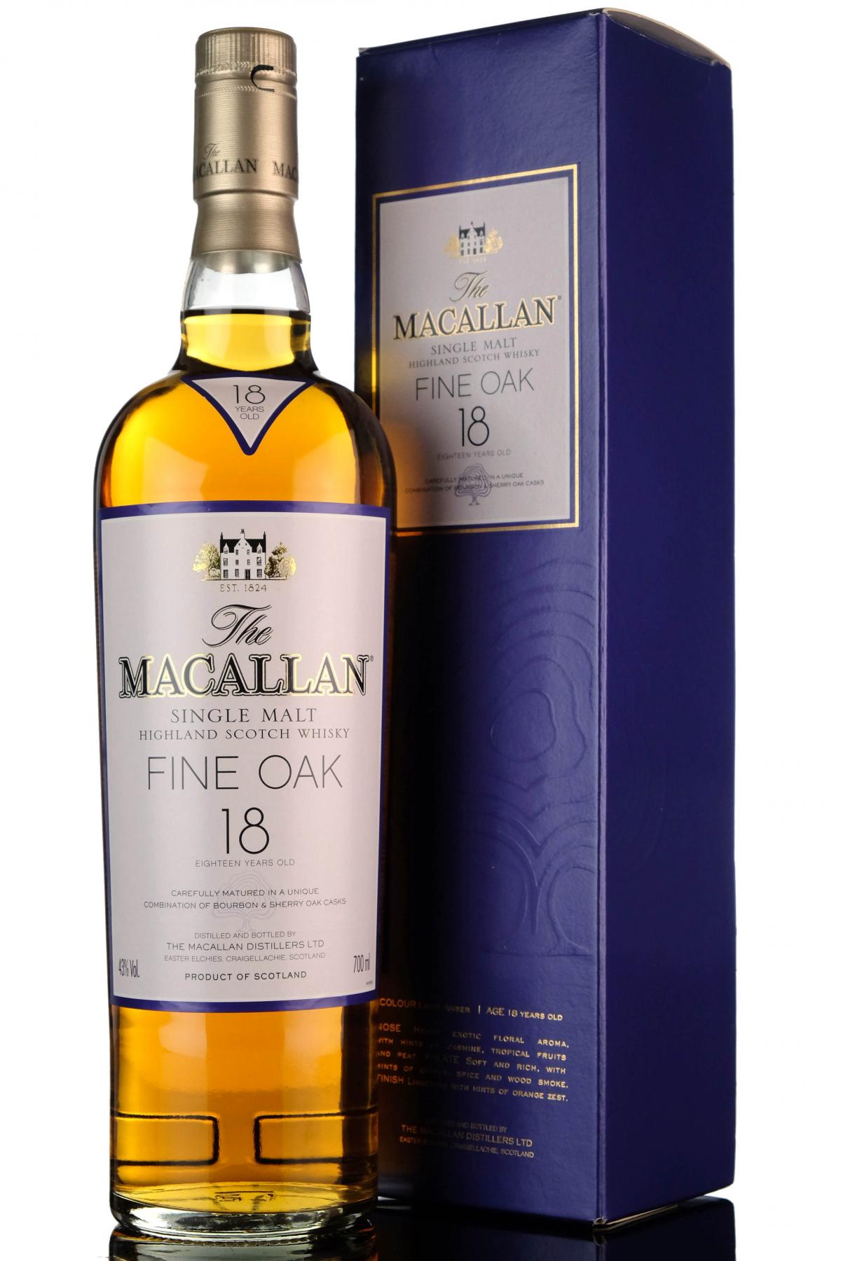 Macallan 18 Year Old - Fine Oak