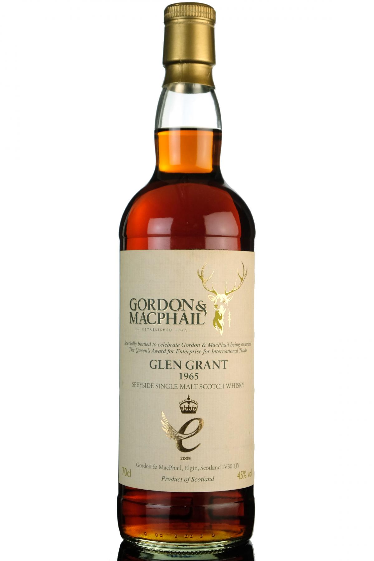 Glen Grant 1965-2009 - Gordon & Macphail - Staff Bottling