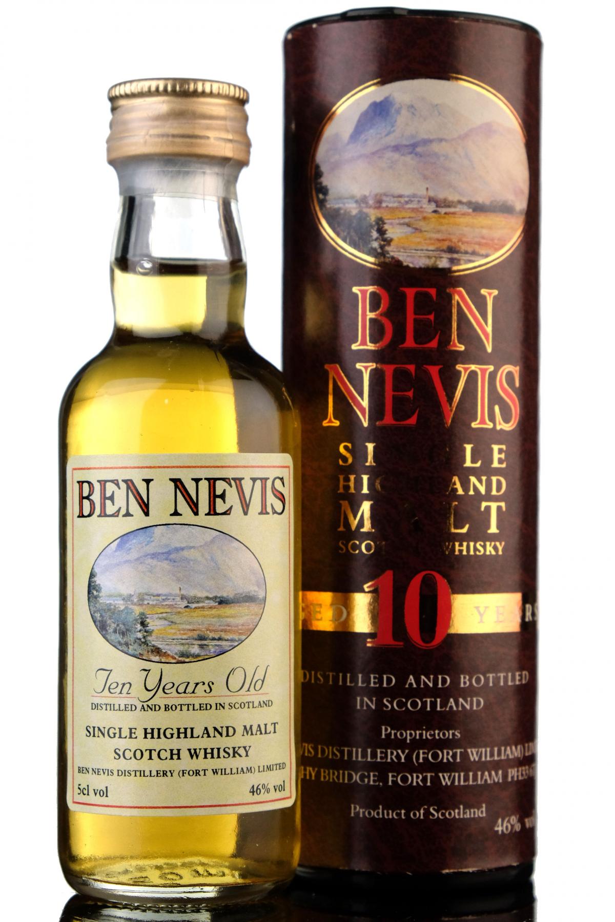 Ben Nevis 10 Year Old Miniature